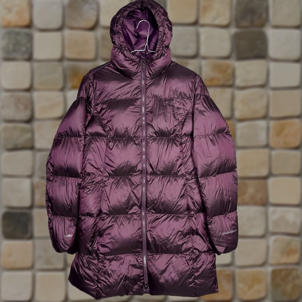 Eddie Bauer Eddie Bauer Luna Peak Down Parka Women L Jacket Quilted Puffer EB550 Purple - Womens Size L - Durable Size L / US 10 / IT 46 - 1 Thumbnail
