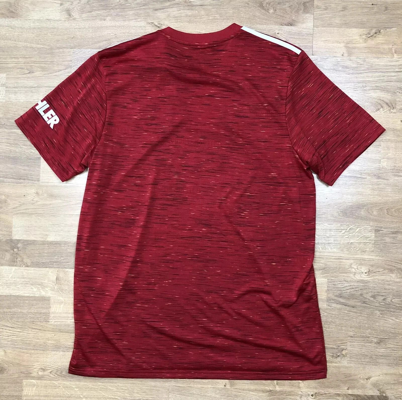 Adidas MANCHESTER UNITED 2020 2021 HOME JERSEY SOCCER MENS Size US XL / EU 56 / 4 - 3 Thumbnail
