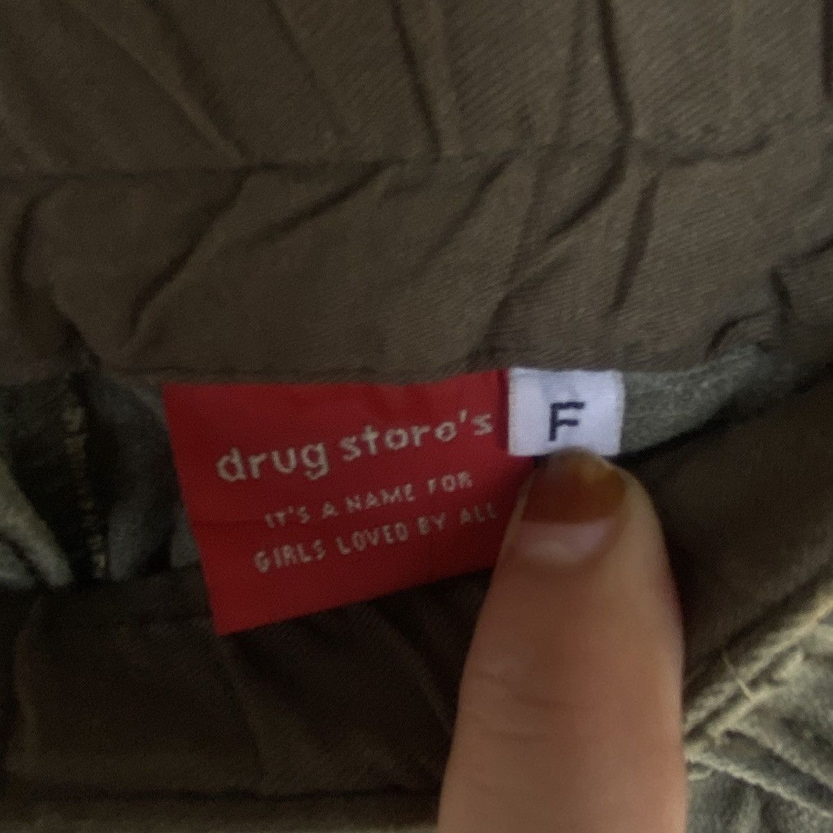 Other Vintage Drugstore Khaki Cargo Pants A Grunge Vibe W32 L37 Size US 32 / EU 48 - 6 Thumbnail