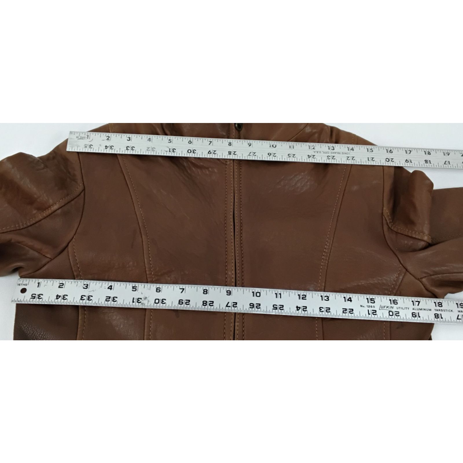 Andrew Marc Andrew Marc New York Lambskin Leather Jacket Women XS Brown Size XS / US 0-2 / IT 36-38 - 16 Thumbnail