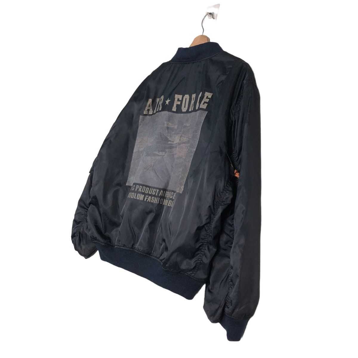 Japanese Brand 🔥RIOT RIOT AIR FORCE FLY BOMBER JACKET MIKITARY BIG LOGO Size US M / EU 48-50 / 2 - 3 Thumbnail
