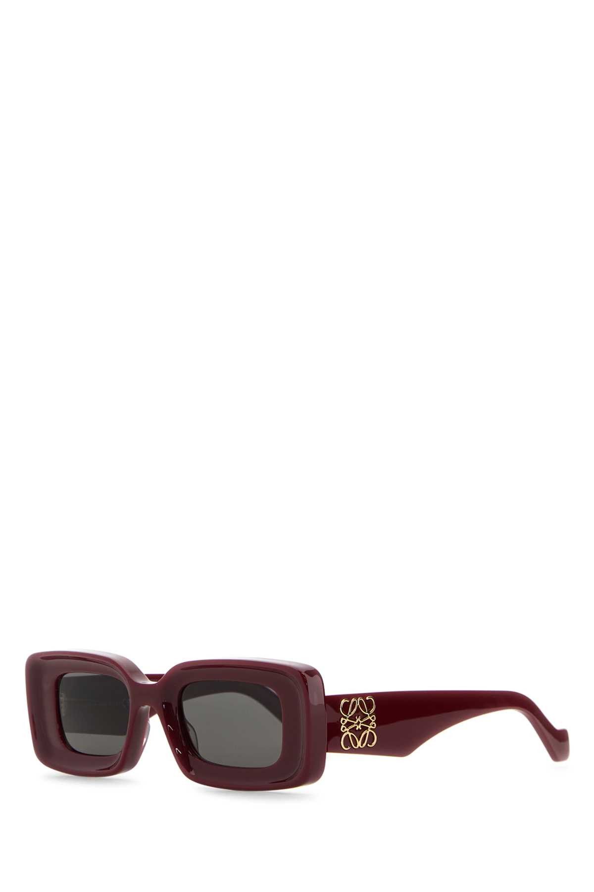 【関税&送料込】Loewe Burgundy Acetate Sunglasses Loewe Burgundy Acetate Sunglasses | Grailed