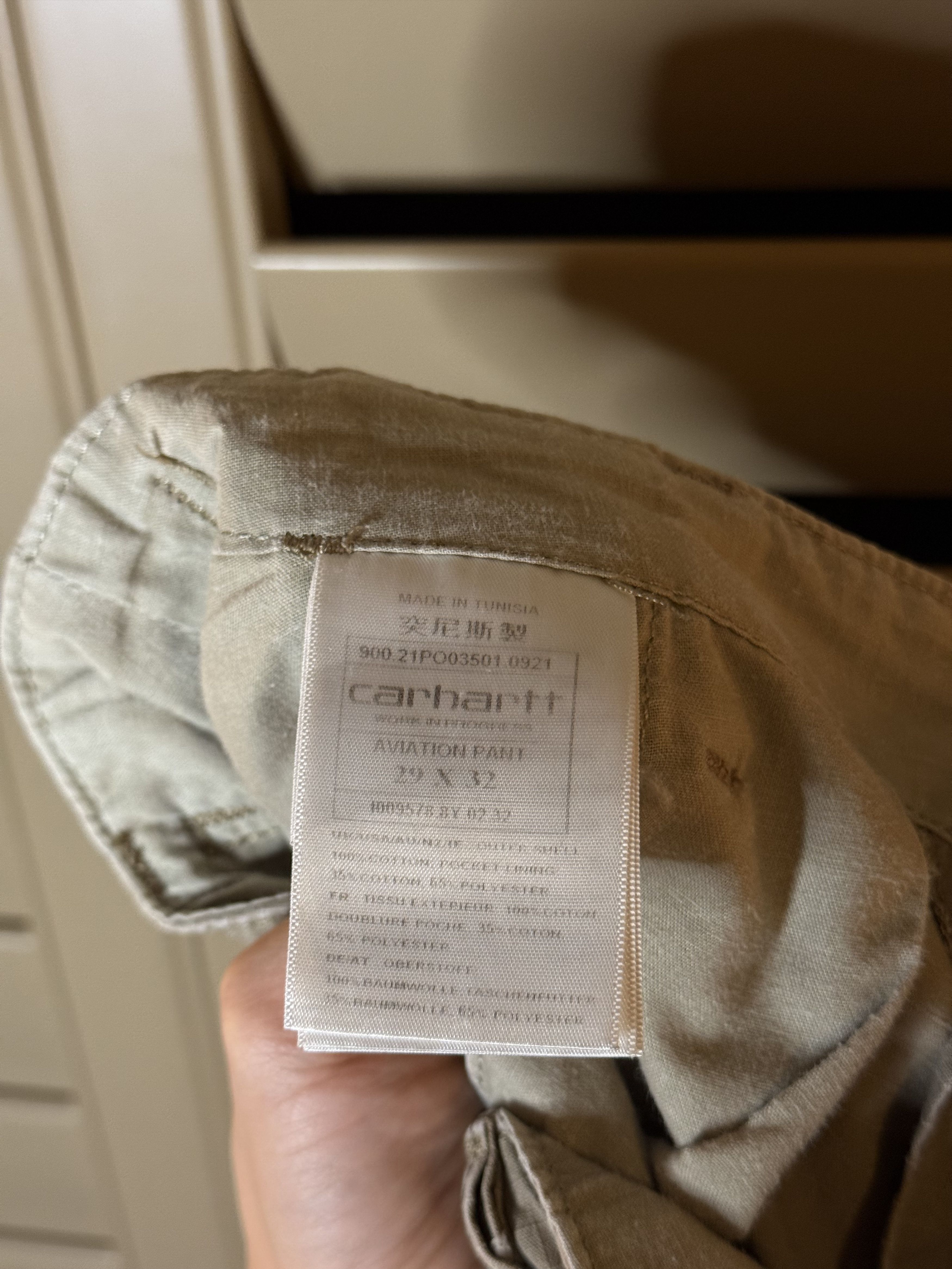 Carhartt Wip Carhartt WIP Aviation Cargo Pant Khaki (29x32) Size US 29 - 5 Thumbnail