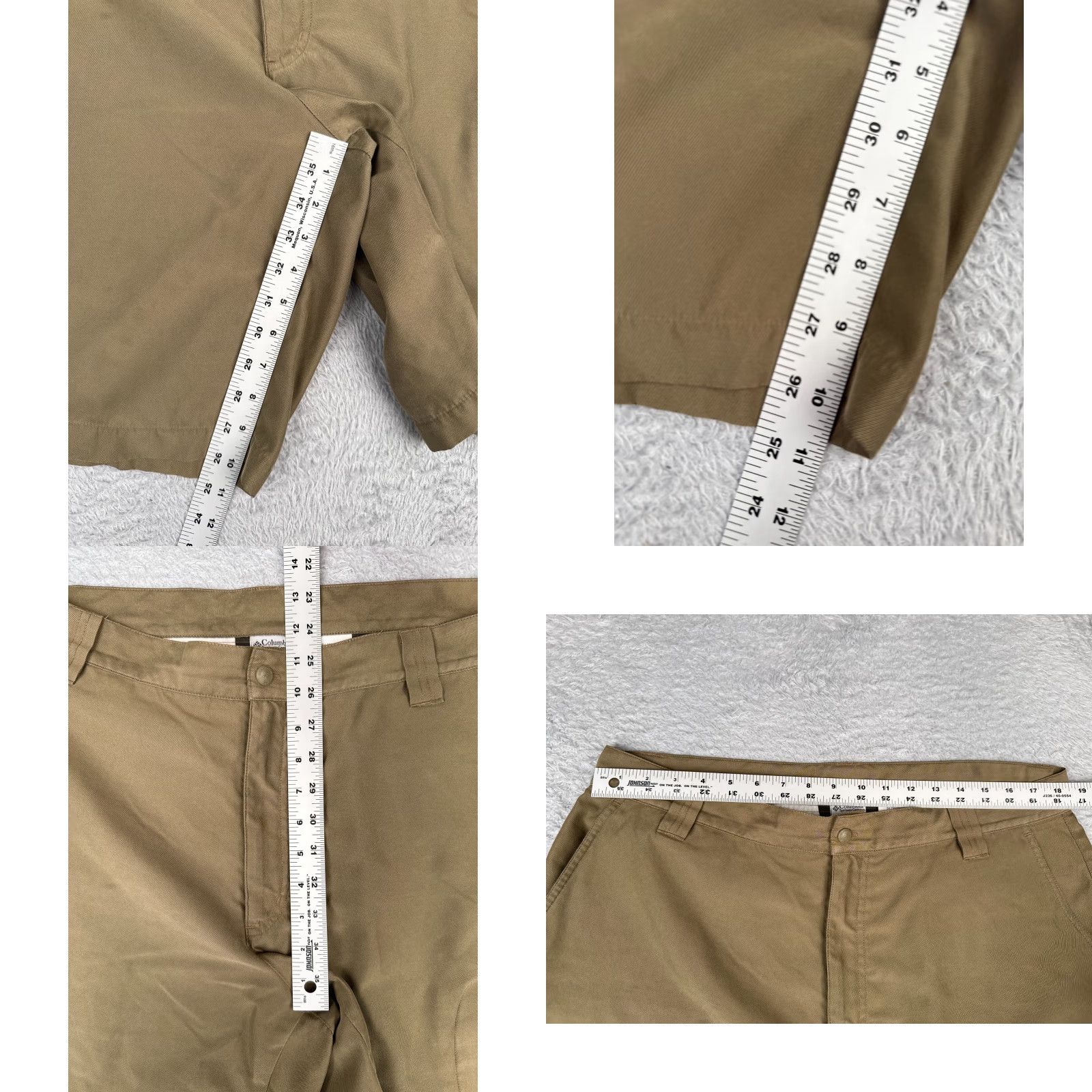 Vintage VINTAGE Columbia Shorts Men 38 Beige Cargo GRT 100% Polyester Hike Camp 38x11 Size US 38 / EU 54 - 8 Thumbnail