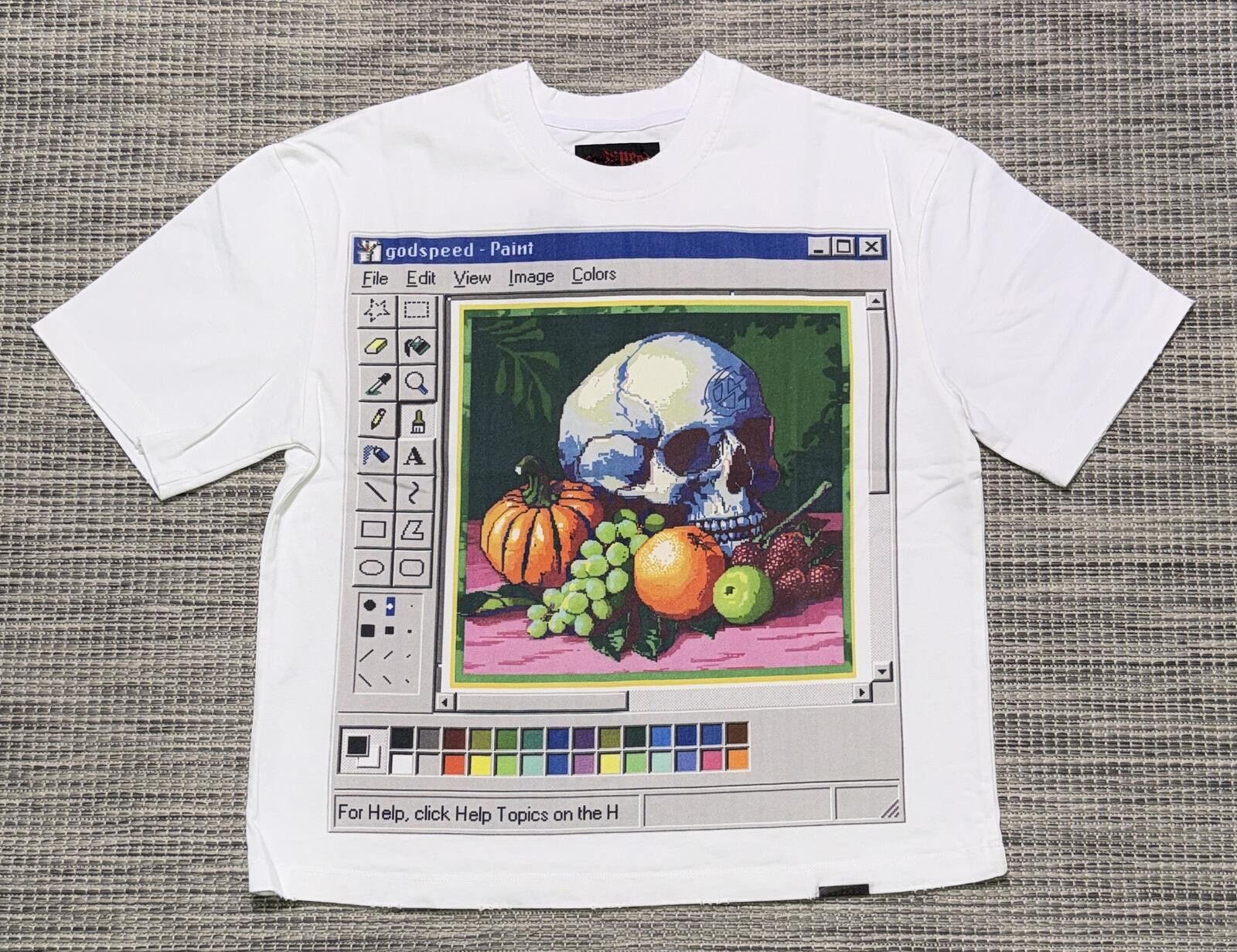 Godspeed Godspeed Paint Tee (White) Size US L / EU 52-54 / 3 - 1 Thumbnail