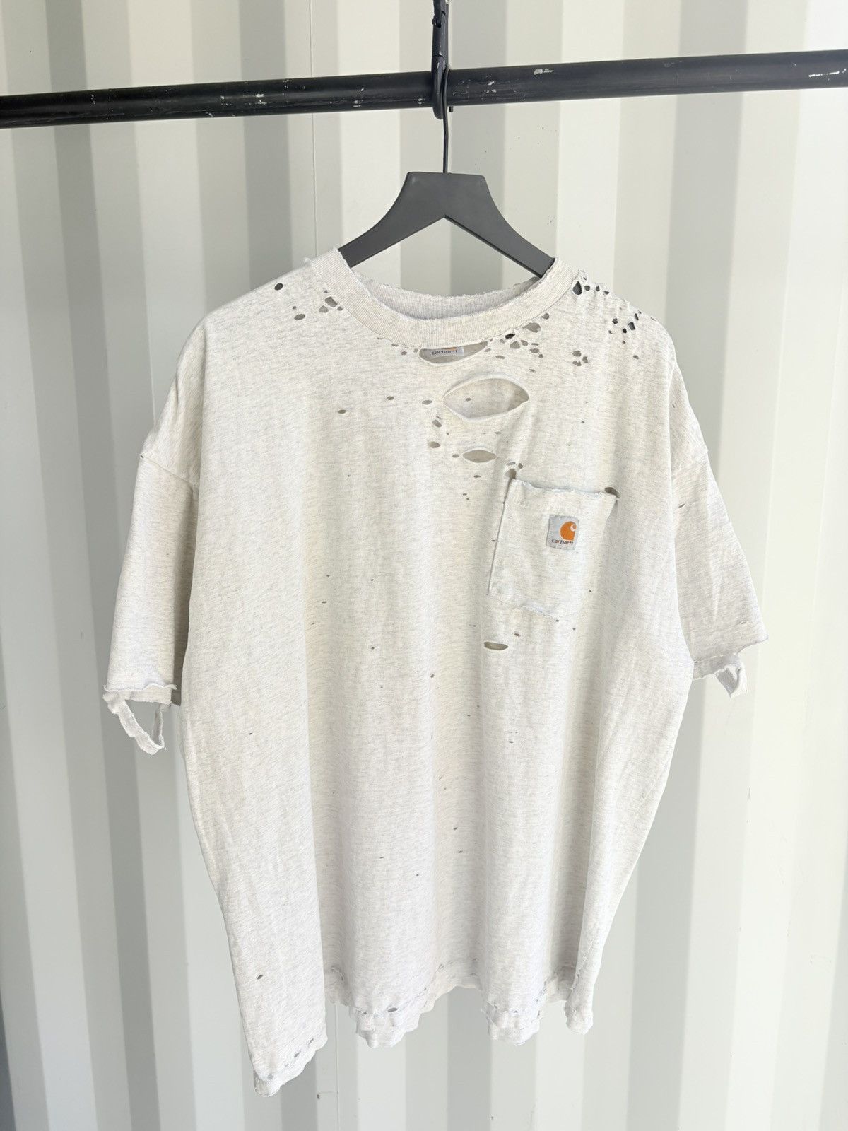 Vintage Thrashed Sun Faded Distressed Shirt ERD GRUNGE Band Size US XXL / EU 58 / 5 - 1 Thumbnail