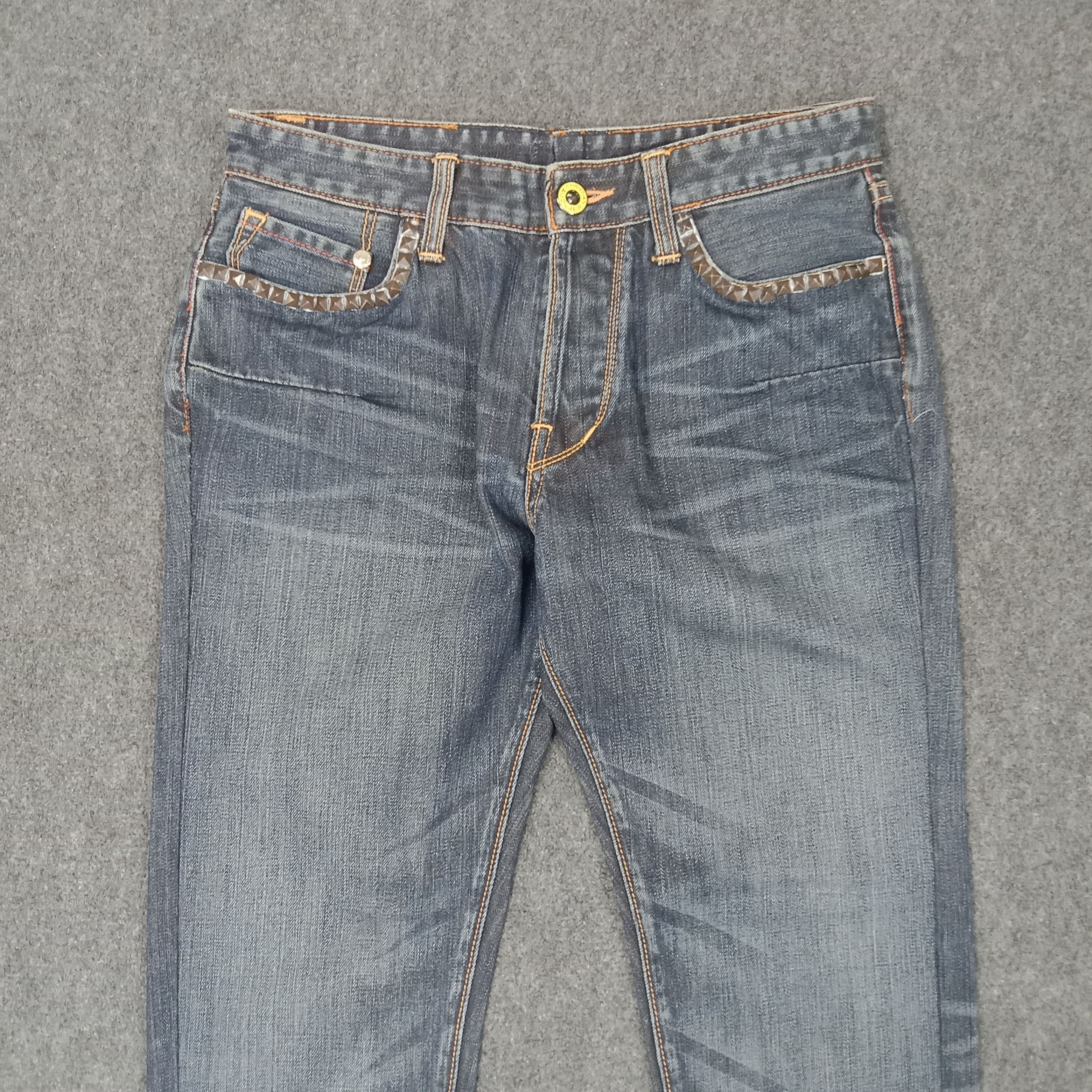 Christian Audigier × Ed Hardy × Vintage Ed Hardy Christian Audugier Custom Logo Jeans Size US 31 - 5 Thumbnail