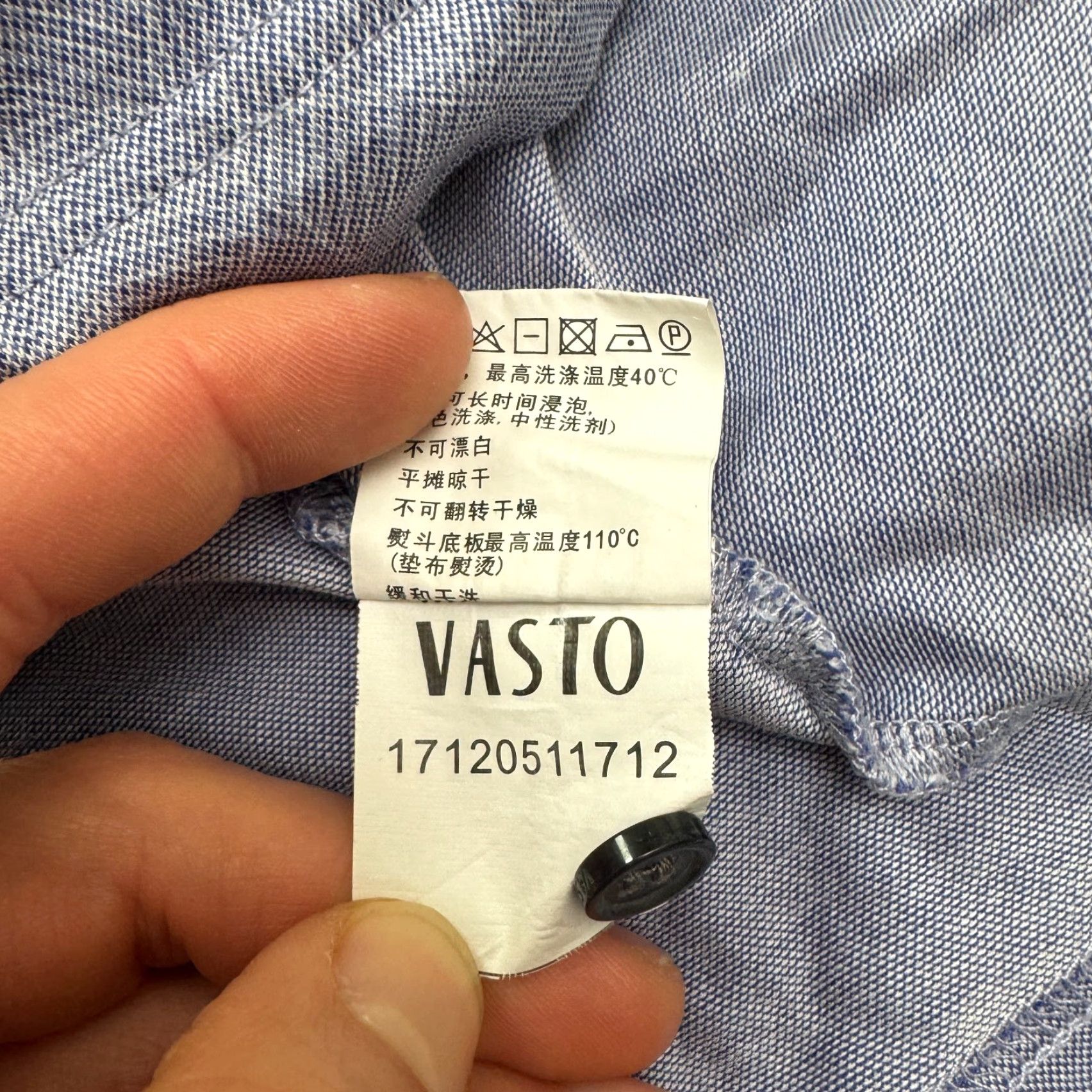 Vintage VASTO Performance Polo Shirt Mens Large Blue Short Sleeve Activewear Casual Golf Tennis Size US L / EU 52-54 / 3 - 5 Thumbnail