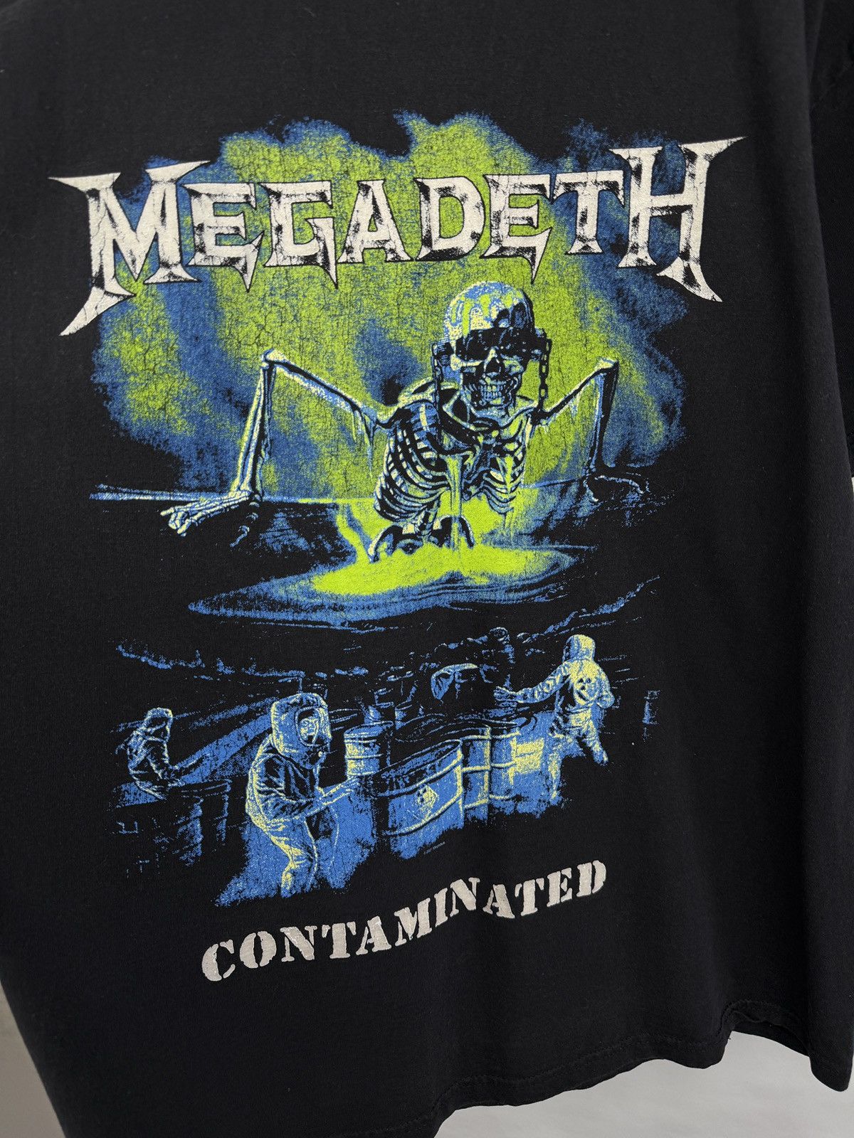 Megadeth 🇺🇸☠️ Megadeth Contaminated Thrash Metal Heavy Metal T-Shirt Size US XL / EU 56 / 4 - 4 Thumbnail