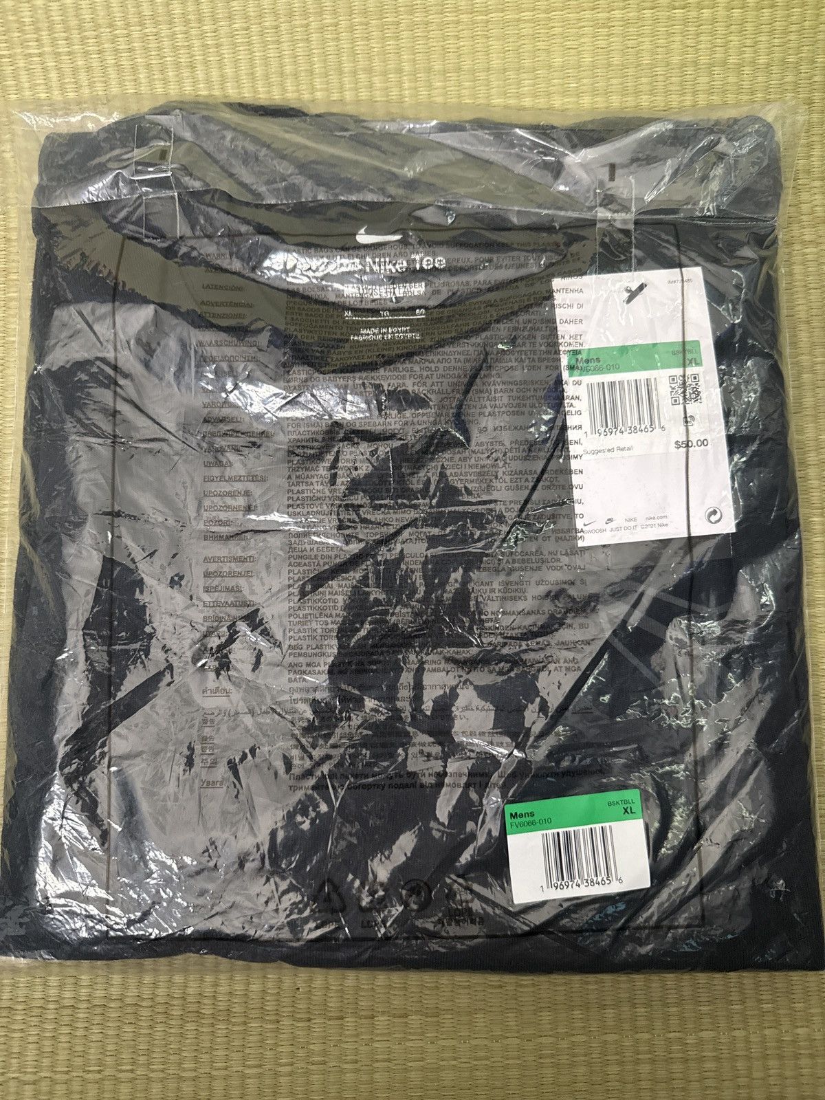 Nike New Nike Kobe Mamba Mentality XL Tee Shirt Black Size US XL / EU 56 / 4 - 3 Thumbnail