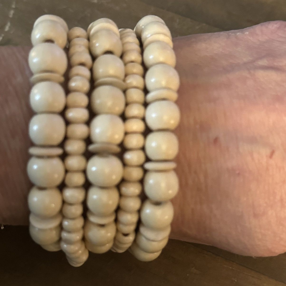 Other Multi strand stacked stretch bead bracelet Size ONE SIZE - 2 Thumbnail