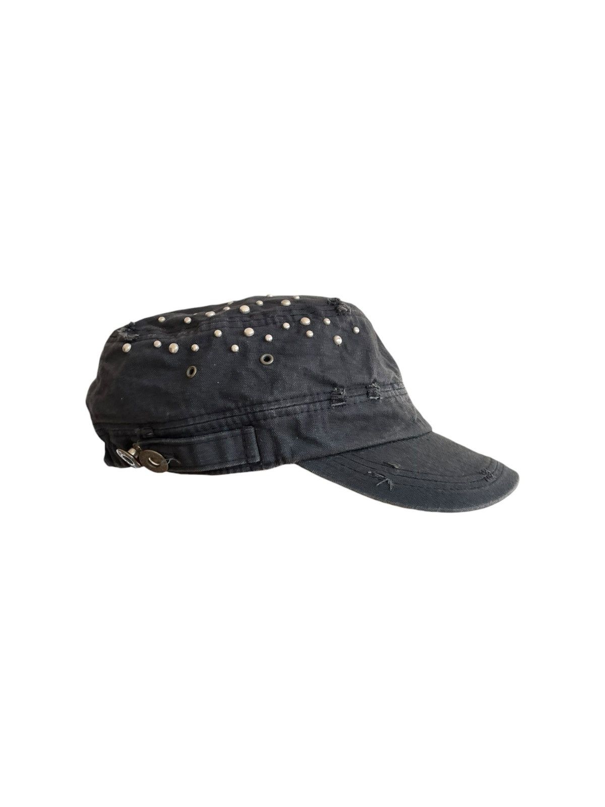 14th Addiction Japanese Crazy Studed Cadet Hat Punk Size ONE SIZE - 3 Thumbnail