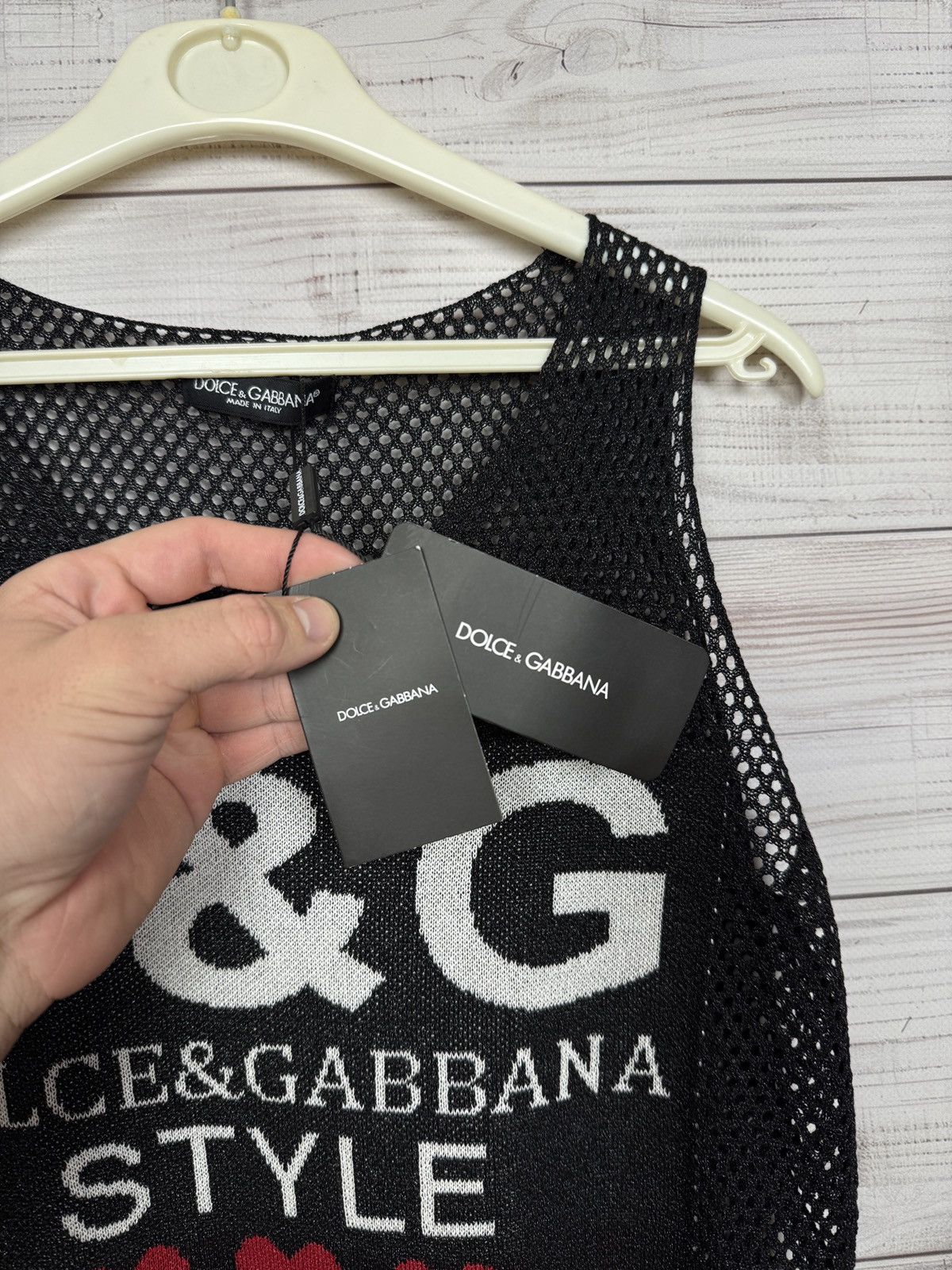 Dolce & Gabbana Dolce & Gabanna Tank Top Love Sexy Size XXS / US 00 / IT 34 - 5 Thumbnail
