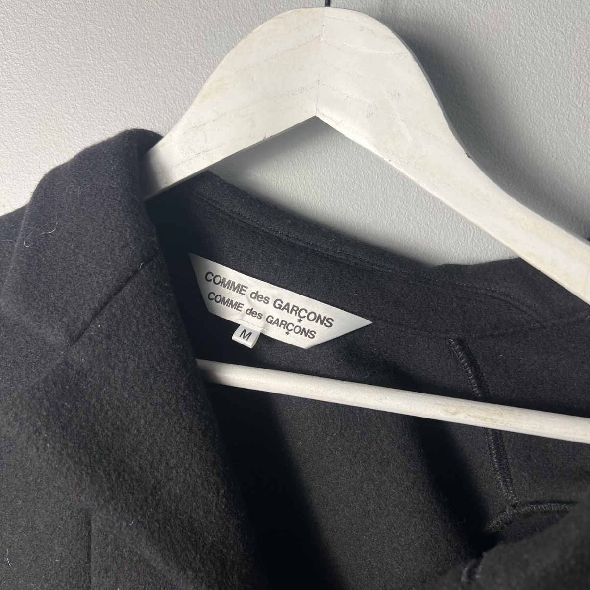 Comme des Garcons CDG Asymmetric Wool Blazer Size M / US 6-8 / IT 42-44 - 3 Thumbnail