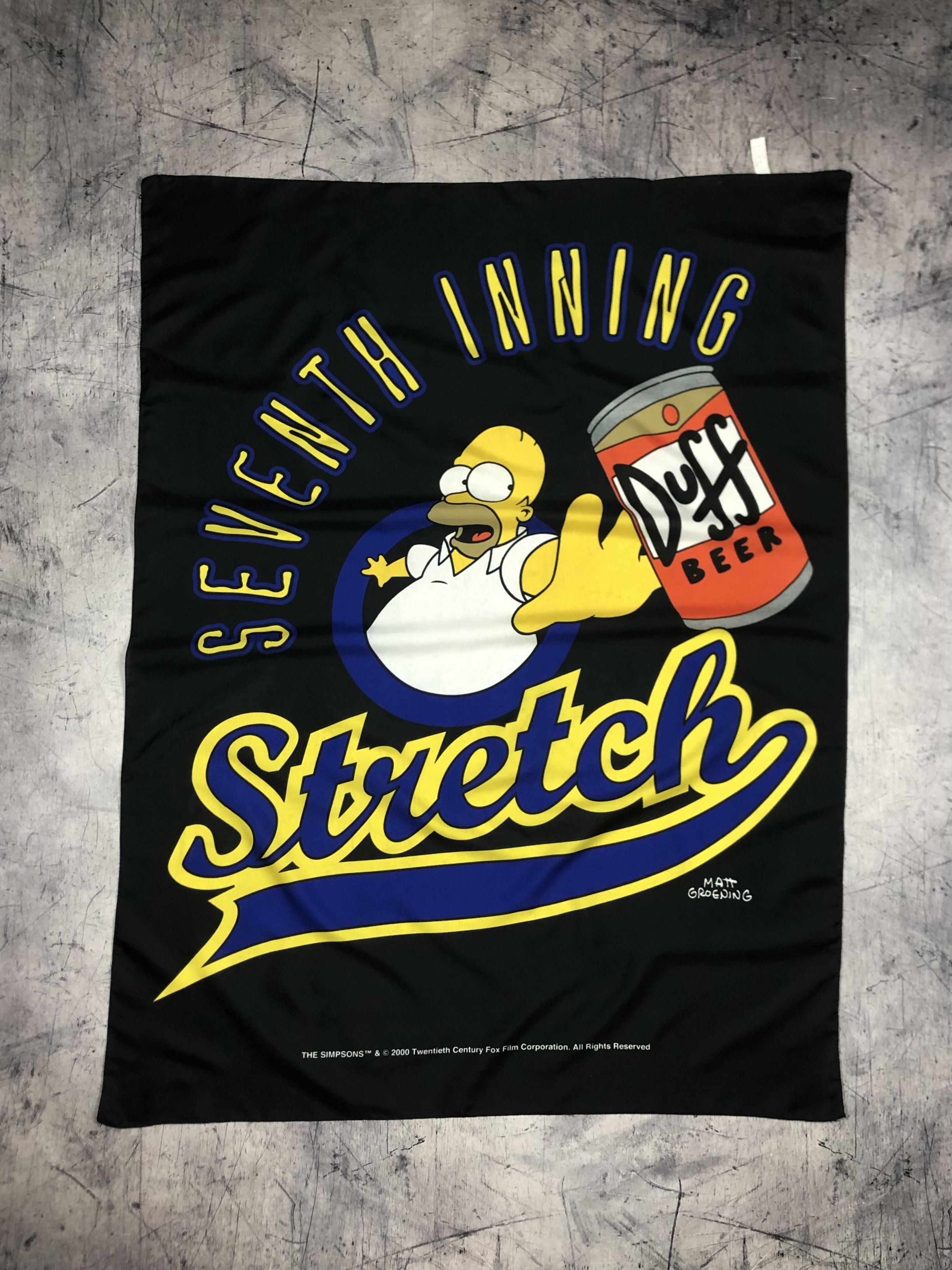 The Simpsons 2000 The Simpsons Beer Duff Flag Tapestry Poster Size ONE SIZE - 2 Thumbnail