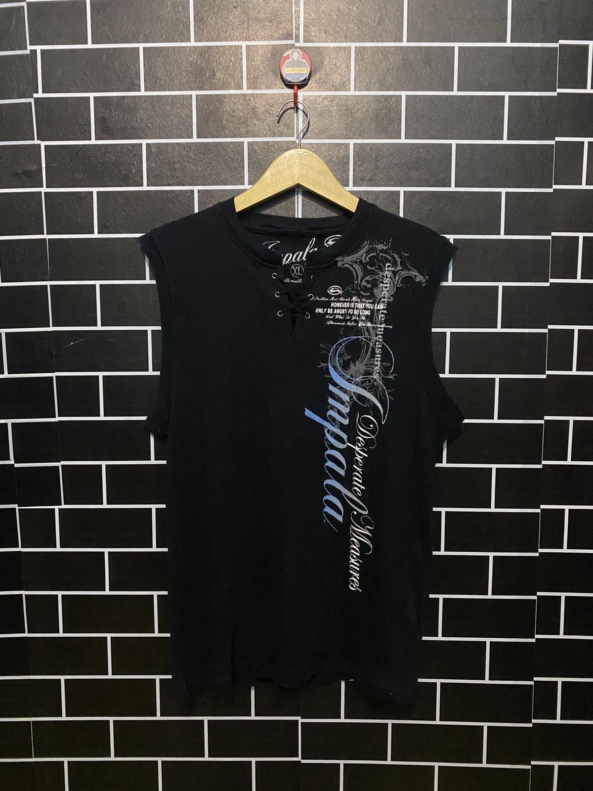 Japanese Brand Impala desperate measures tank top Size US XL / EU 56 / 4 - 1 Thumbnail