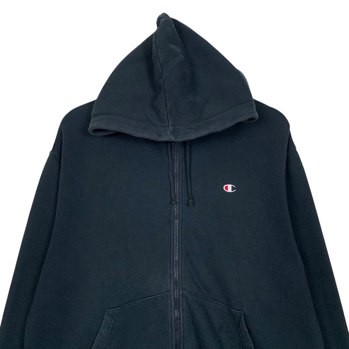 Champion CHAMPION Navy Blue Zipper Hoodie Sweatshirt #3615-C165 Size US M / EU 48-50 / 2 - 2 Thumbnail