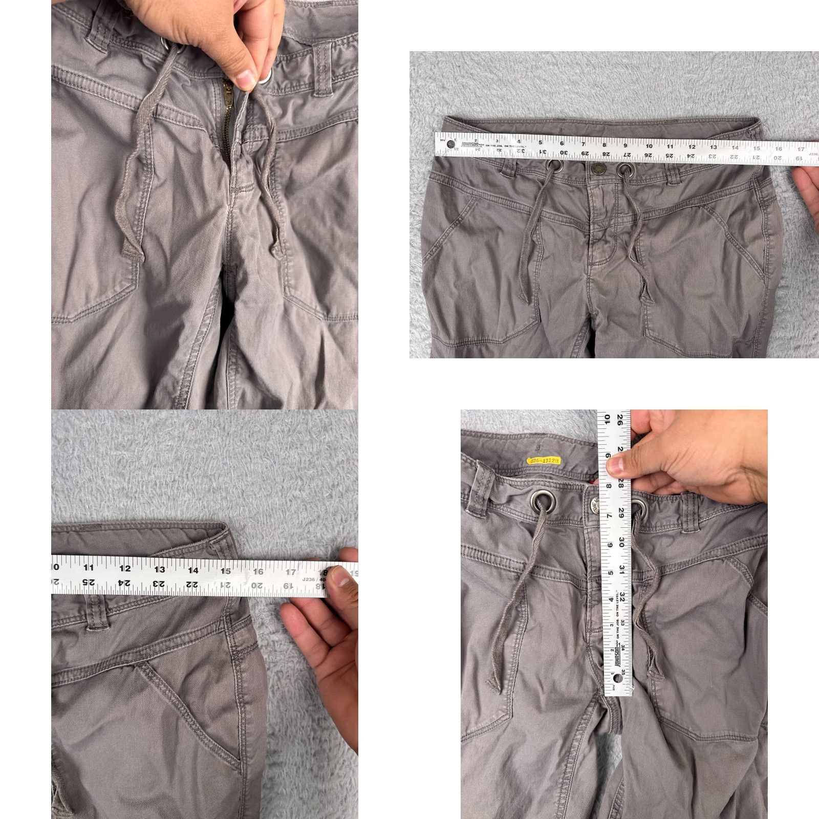 The North Face The North Face Shorts Women 6 Gray Chino Cotton Blend Twill Hiking Camp 31x10 Size 28" / US 6 / IT 42 - 8 Thumbnail