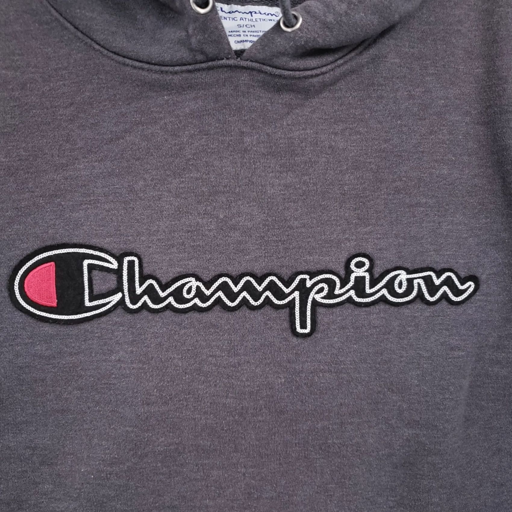 Champion Champion Hoodie Mens Small Gray Sweatshirt Fleece Pullover Sweatshirt Pullover Hooded Size US S / EU 44-46 / 1 - 6 Thumbnail
