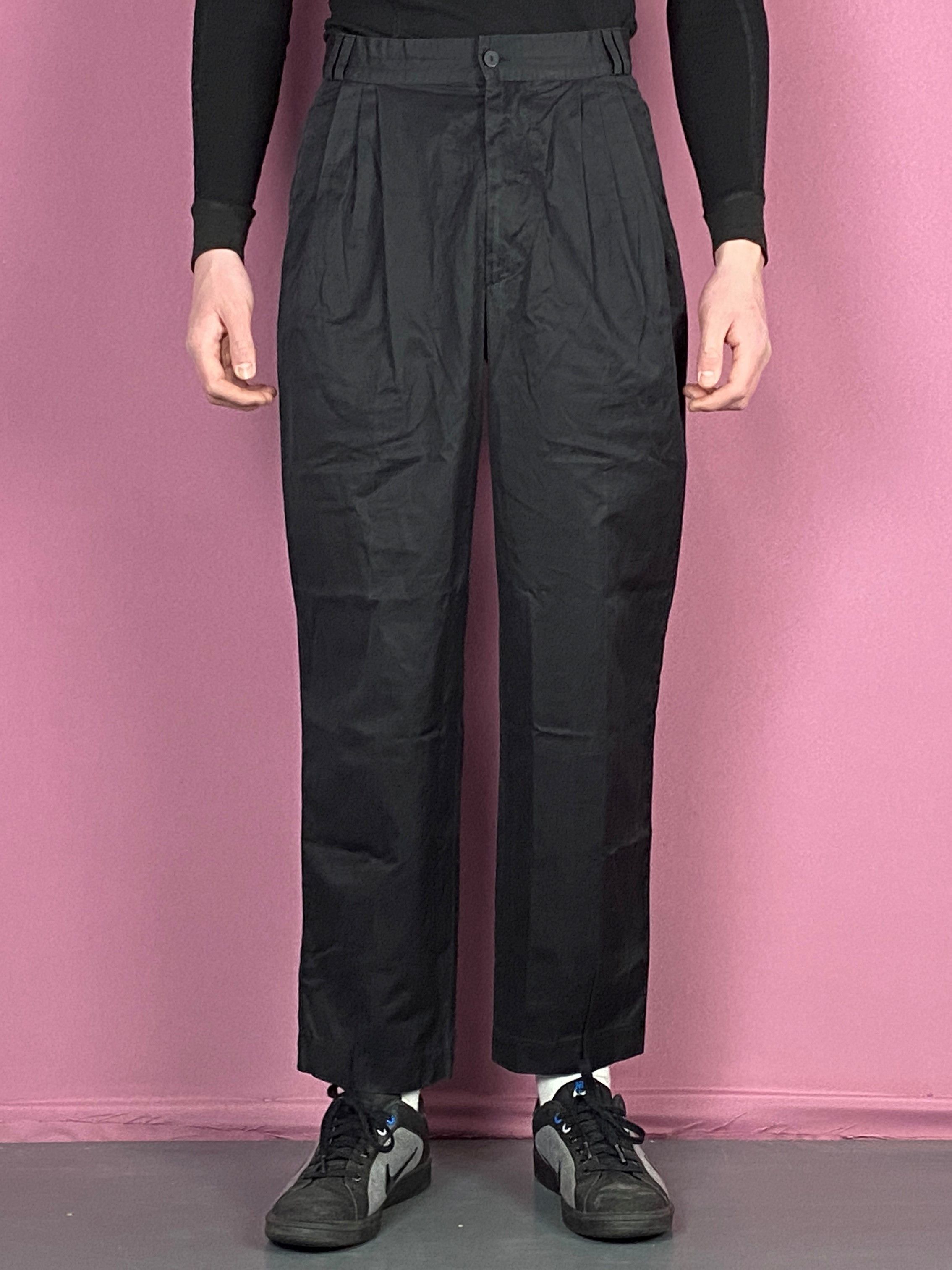 Versace × Vintage 80s Gianni Versace Vintage Men's Pleated Pants - 46 Size US 30 / EU 46 - 4 Thumbnail