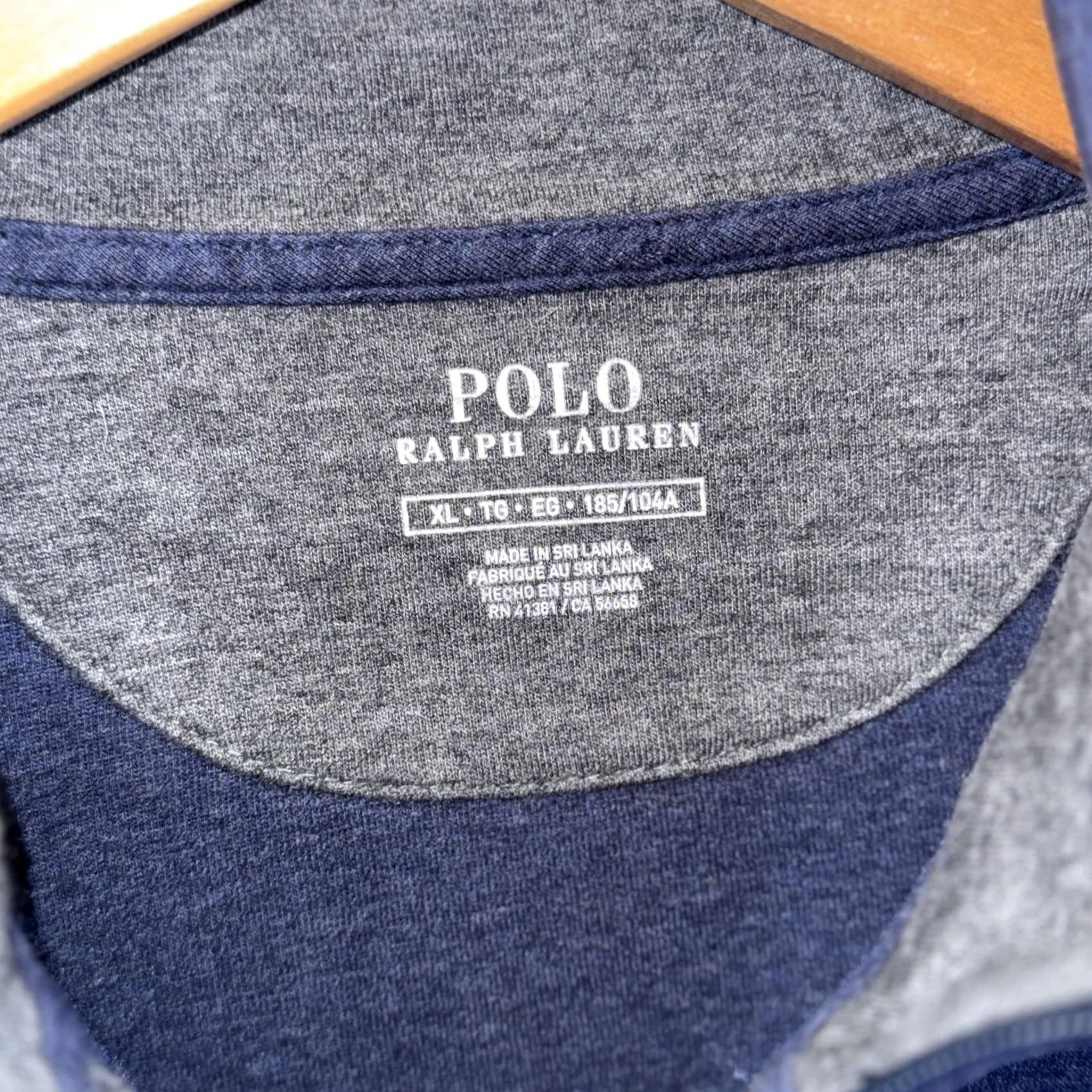 Polo Ralph Lauren Polo Ralph Lauren Sweater Mens XL Blue Mock Neck Quarter Zip Pullover Pony Logo Size US XL / EU 56 / 4 - 4 Thumbnail