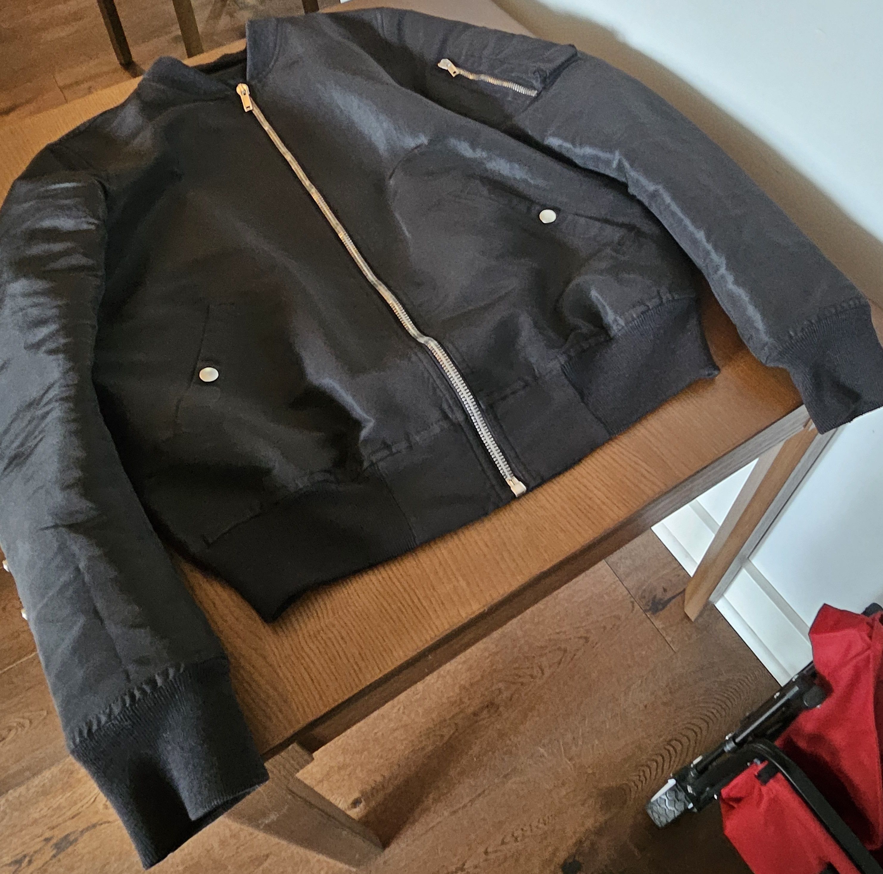 Rick Owens Polyester/Silk Bomber Size US M / EU 48-50 / 2 - 1 Thumbnail