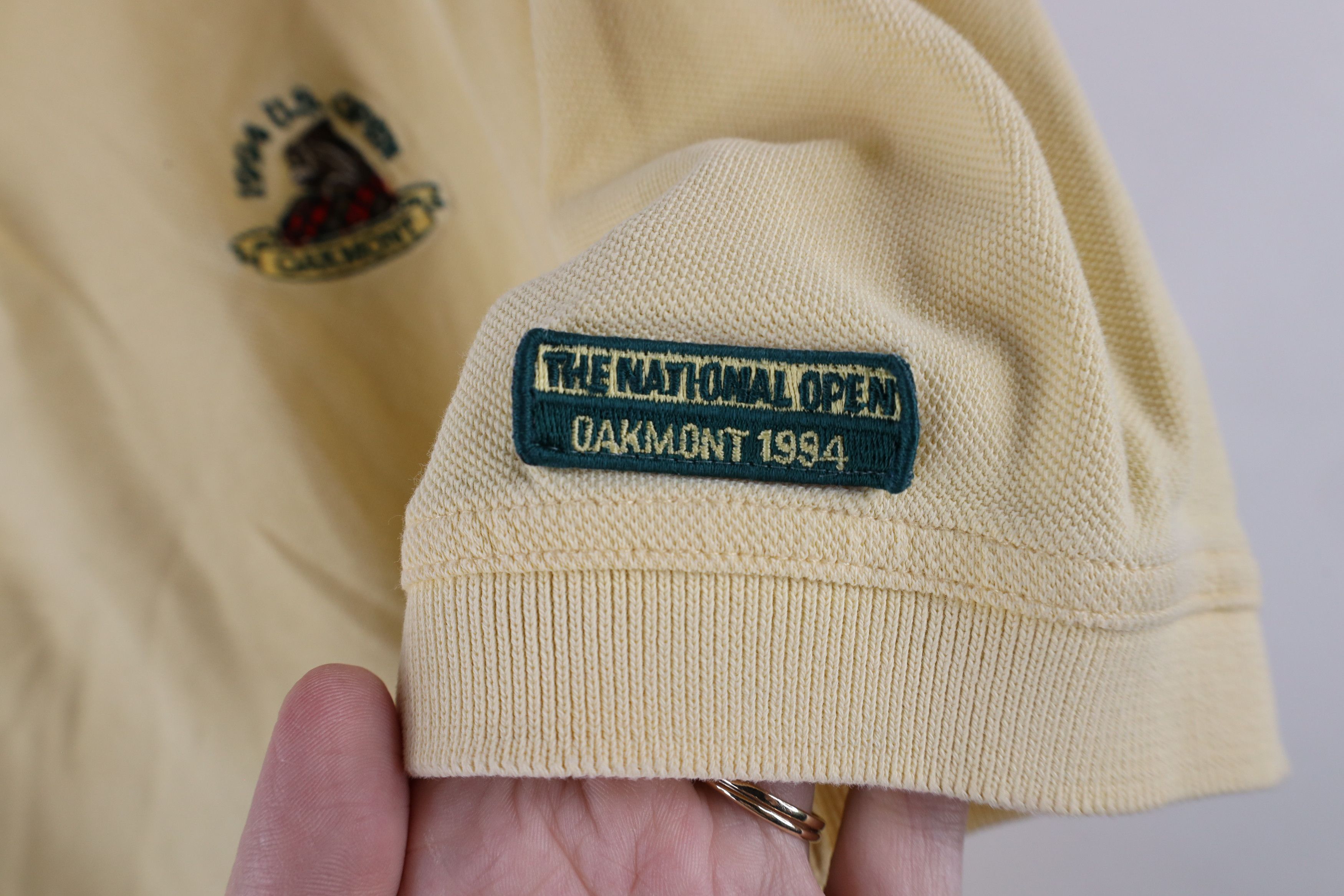 Vintage Vintage 90s Spell Out 1994 US Open Oakmont Golf Polo Shirt Size US L / EU 52-54 / 3 - 4 Thumbnail