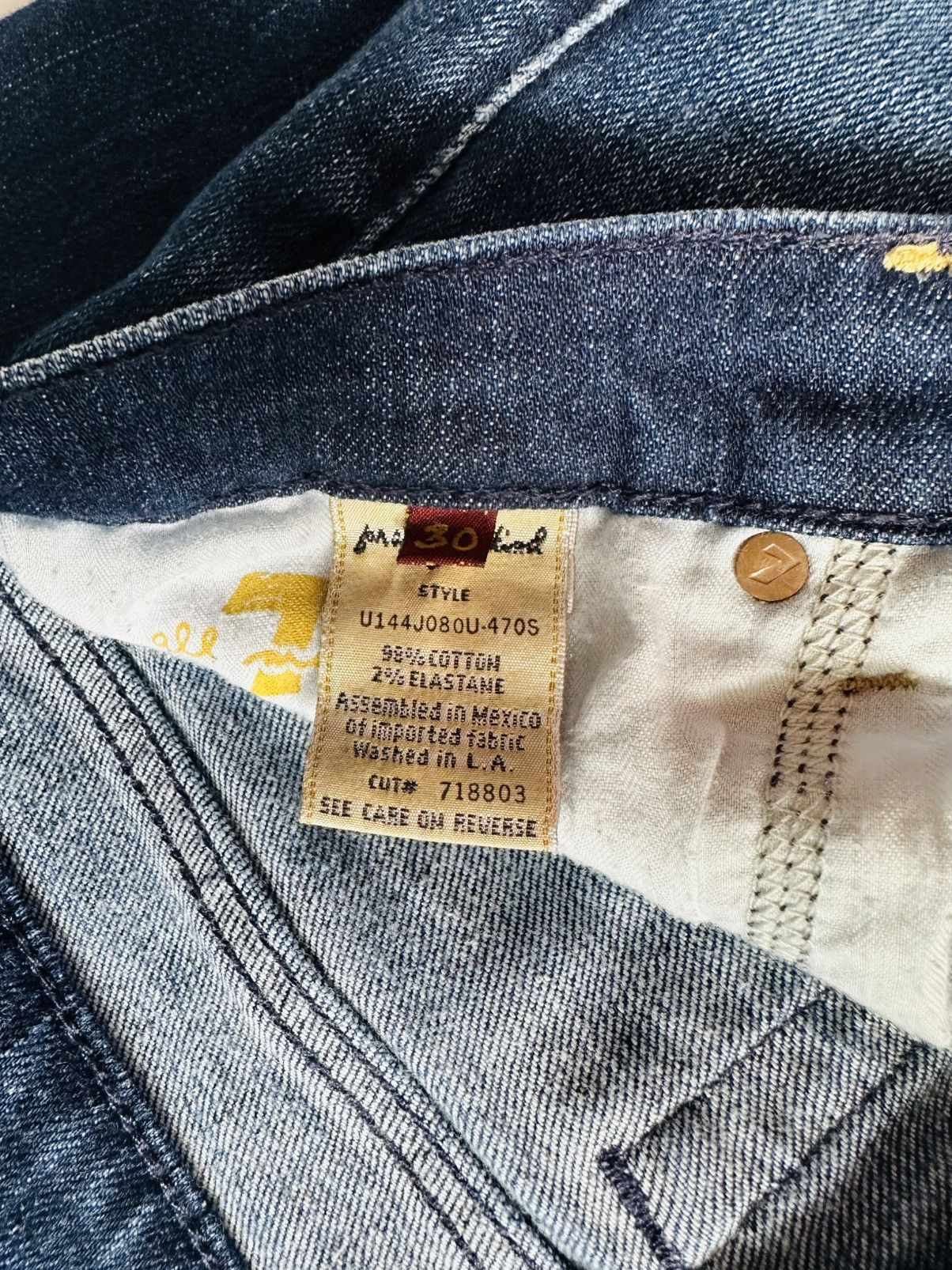 7 For All Mankind 7 Of All Man Kind Bootcut Jeans Size 30" / US 8 / IT 44 - 5 Thumbnail