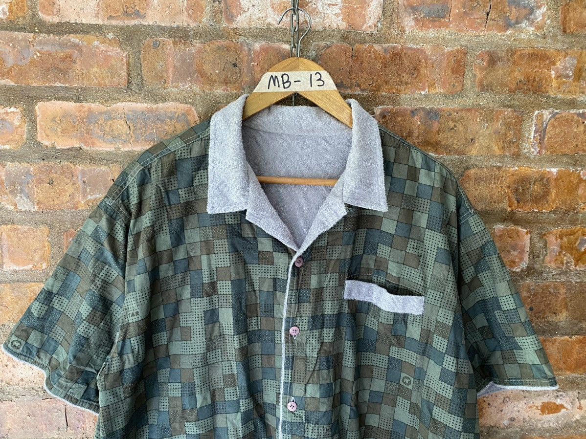 Japanese Brand 1990s TAR tokyo air runners Japan Camo check shirt Size US XL / EU 56 / 4 - 3 Thumbnail