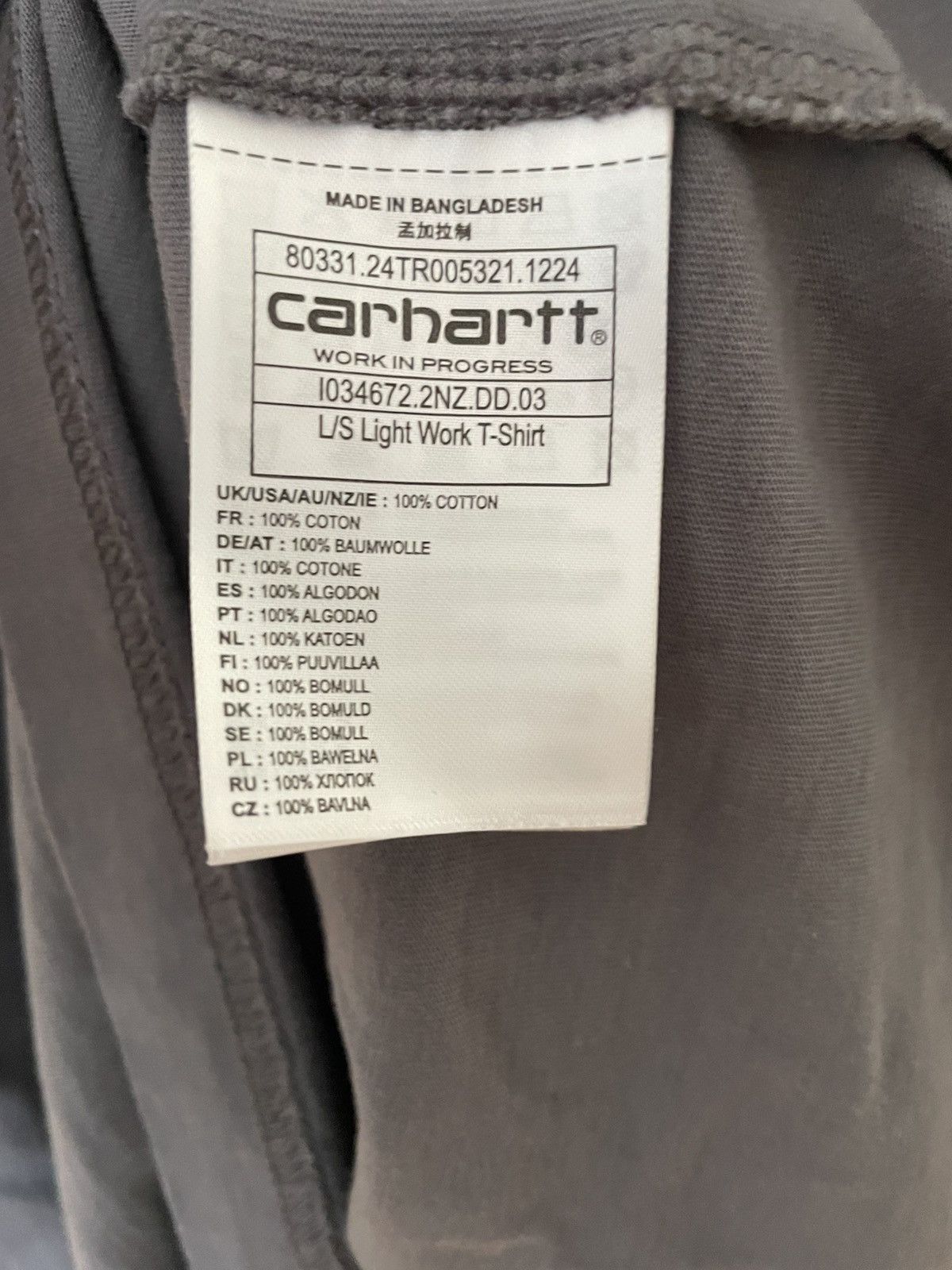 Carhartt Wip Carhartt WIP long sleeve t shirt Size US M / EU 48-50 / 2 - 4 Thumbnail