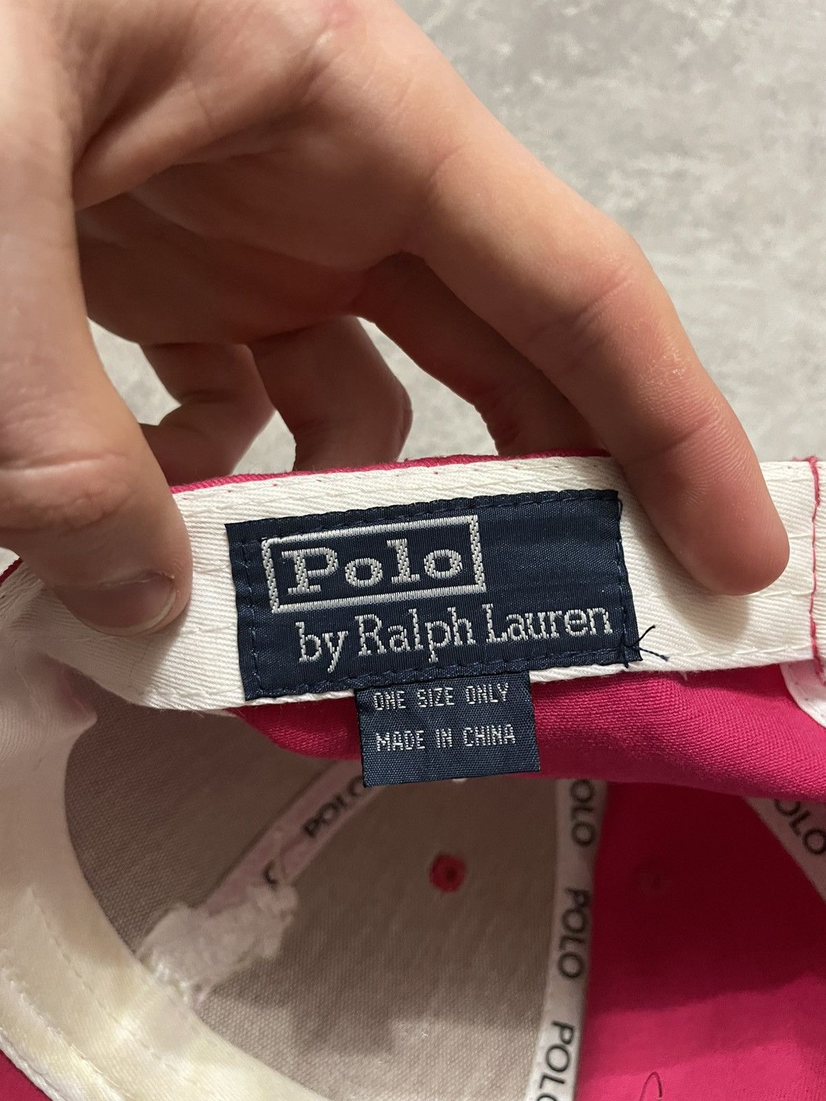Polo Ralph Lauren × Ralph Lauren × Vintage Vintage Polo Ralph Lauren Big Pony Logo Cap Hat Y2K Size ONE SIZE - 11 Thumbnail