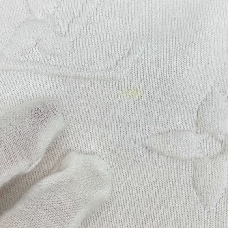 Louis Vuitton Louis Vuitton size s 24 white logo embossed cotton lace-up Size 24" / US 00 / IT 34 - 9 Thumbnail