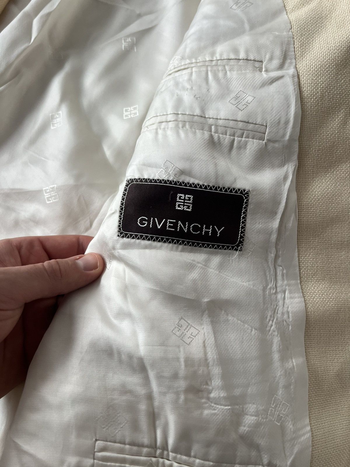 Givenchy Vintage Archival Givenchy Wool/Mohair Luxury Blazer Size 46R - 20 Thumbnail