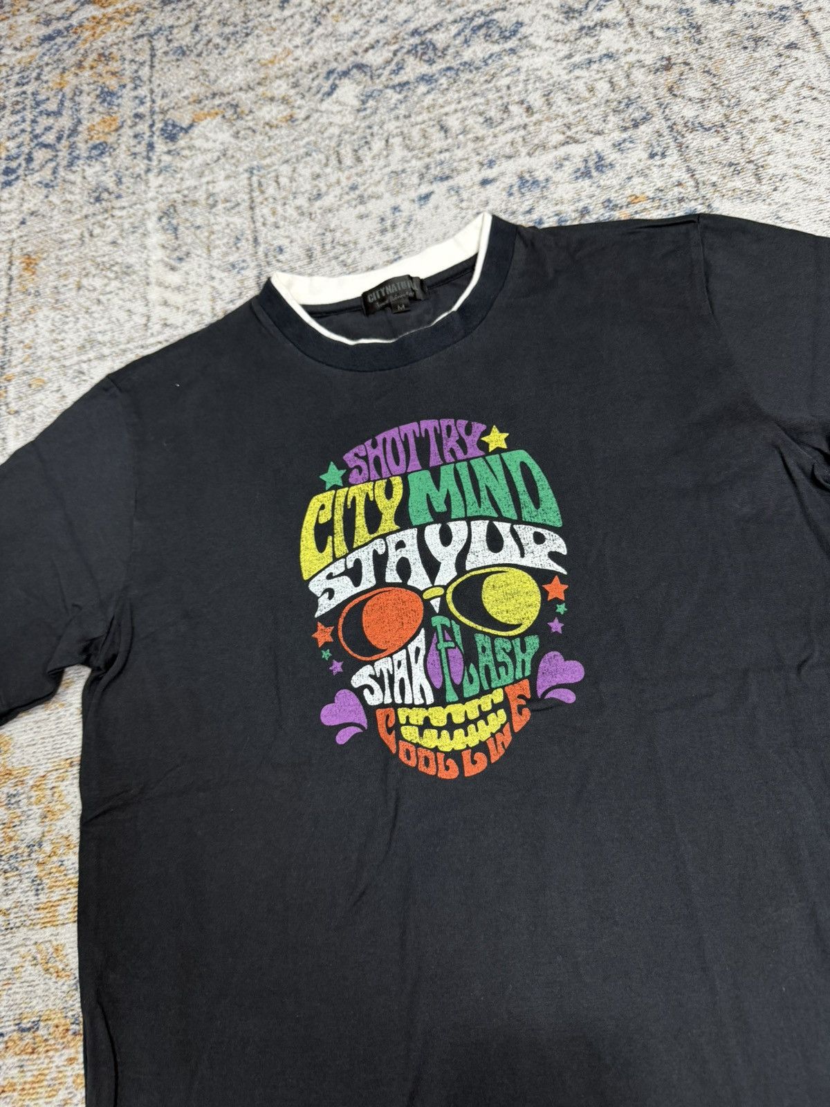 Japanese Brand City natural skull art tshirt Size US M / EU 48-50 / 2 - 2 Thumbnail