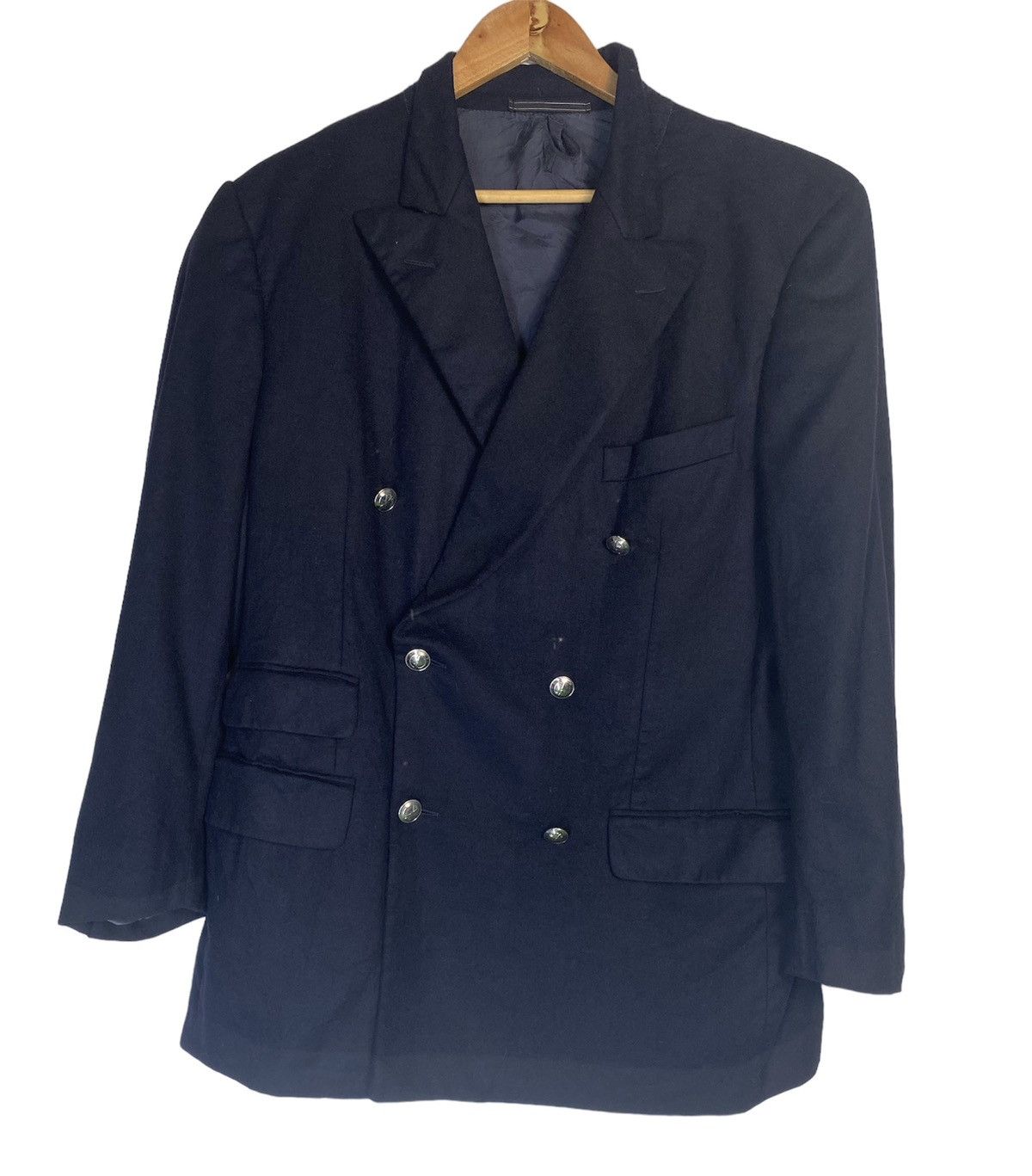 Gucci VINTAGE GUCCI WOOL BLAZER JACKET Size 50S - 1 Thumbnail