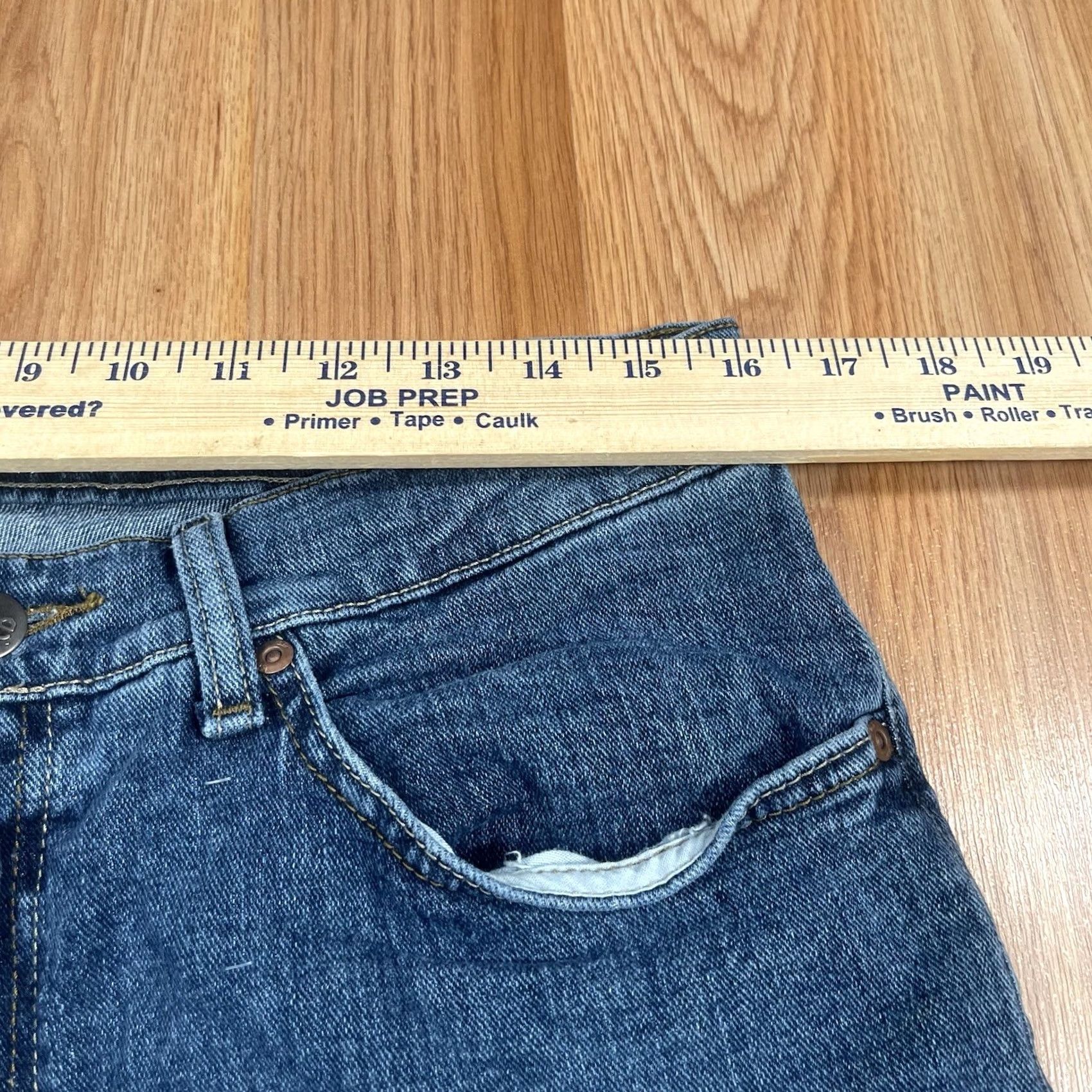 Lee Lee Jeans Mens Regular Fit Straight Leg Blue Stretch Denim Cotton Blend 33Wx30L Size US 33 - 4 Thumbnail