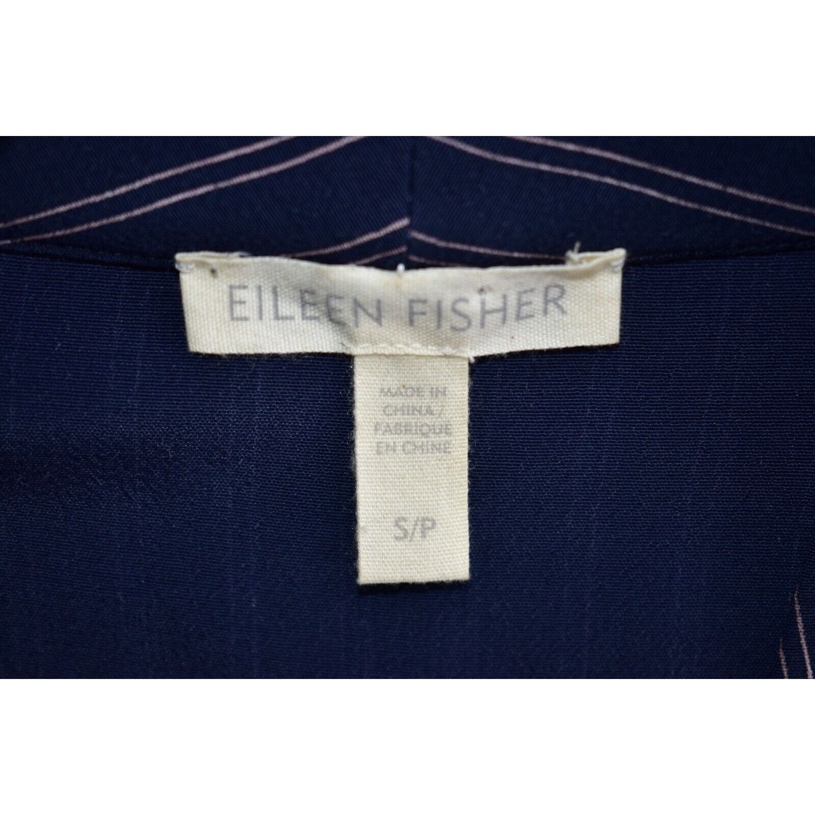 Eileen Fisher EILEEN FISHER Midnight Blue Belted Kimono Jacket Size S $358 Size S / US 4 / IT 40 - 5 Thumbnail
