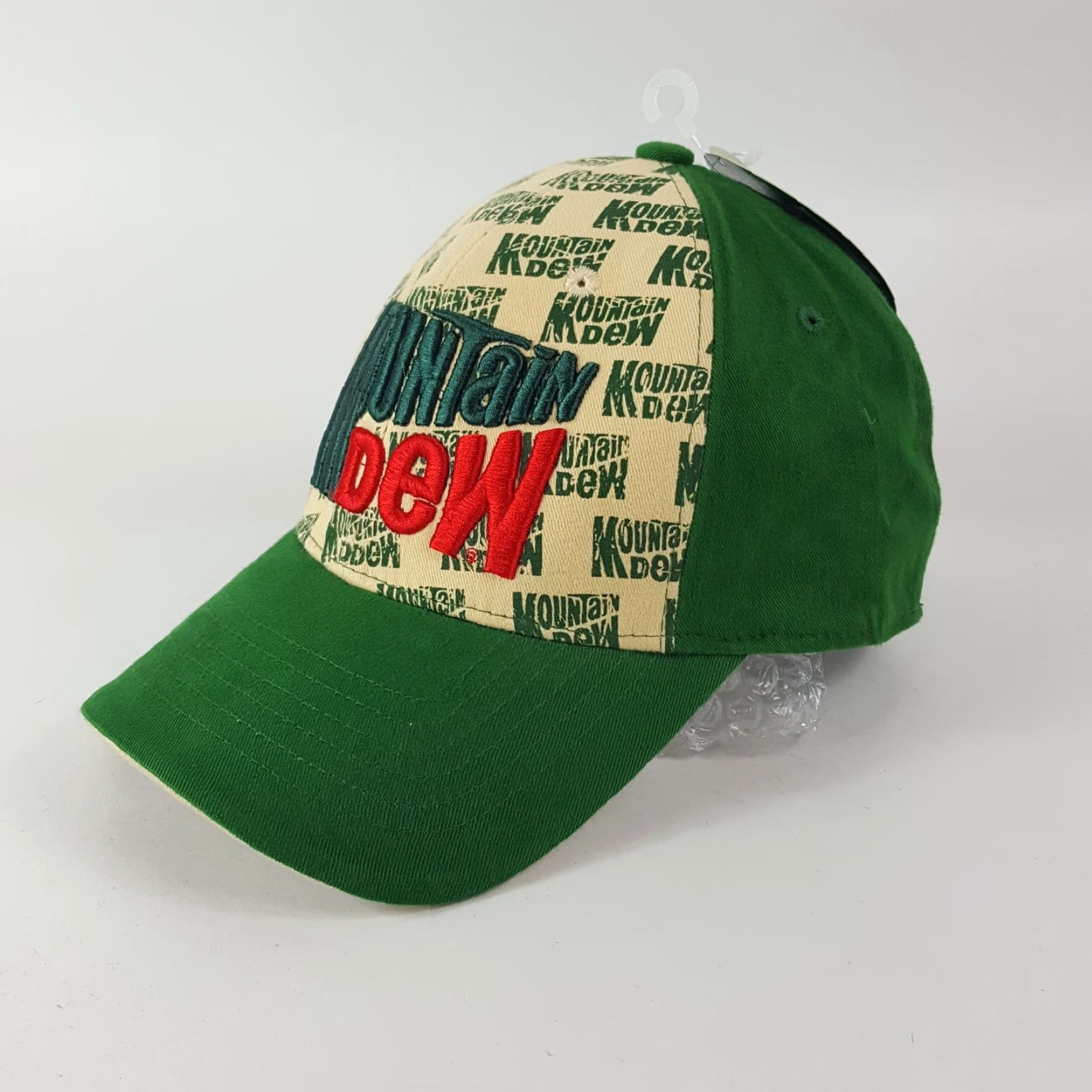 Etro VINTAGE Mountain Dew Baseball Cap Hat Size Large Green Retro Y2K Gaming Mens Size ONE SIZE - 3 Thumbnail