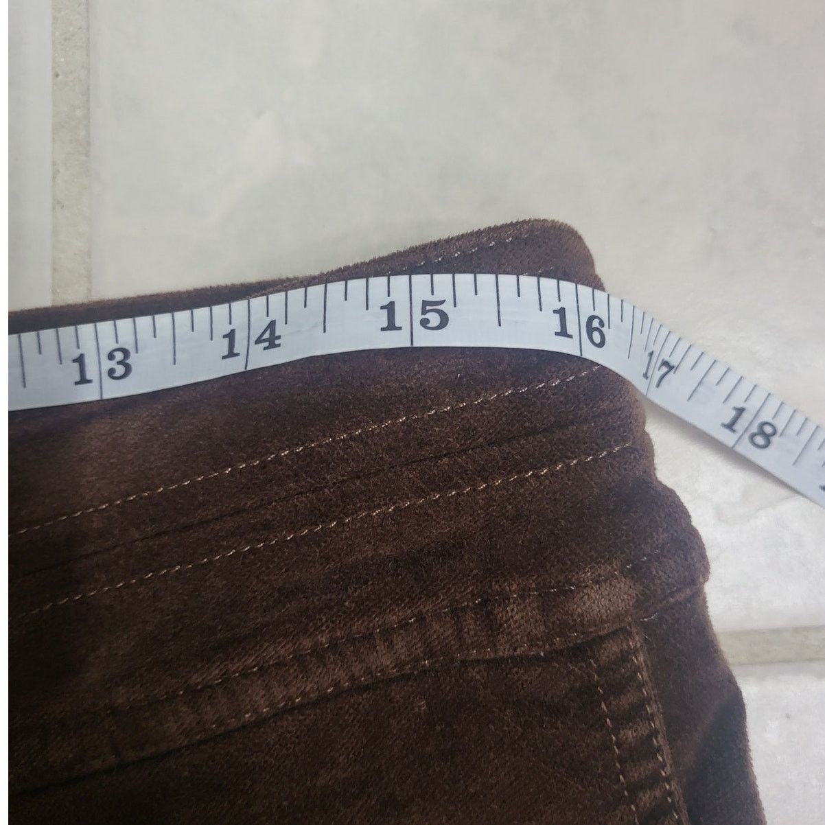 Hollister Y2K Hollister Dark Brown Velour Stretch Flare Pants - Jr. 9 Size 32" / US 10 / IT 46 - 6 Thumbnail
