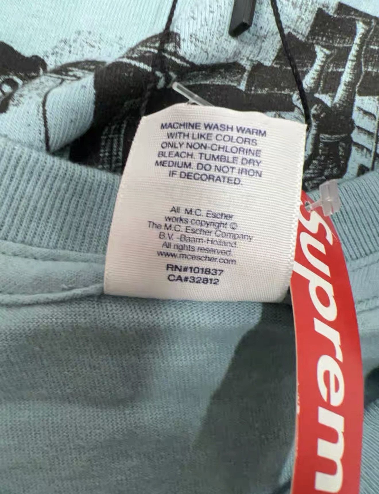 Supreme Supreme M.C. Escher collage tee T-shirt Size US L / EU 52-54 / 3 - 4 Thumbnail