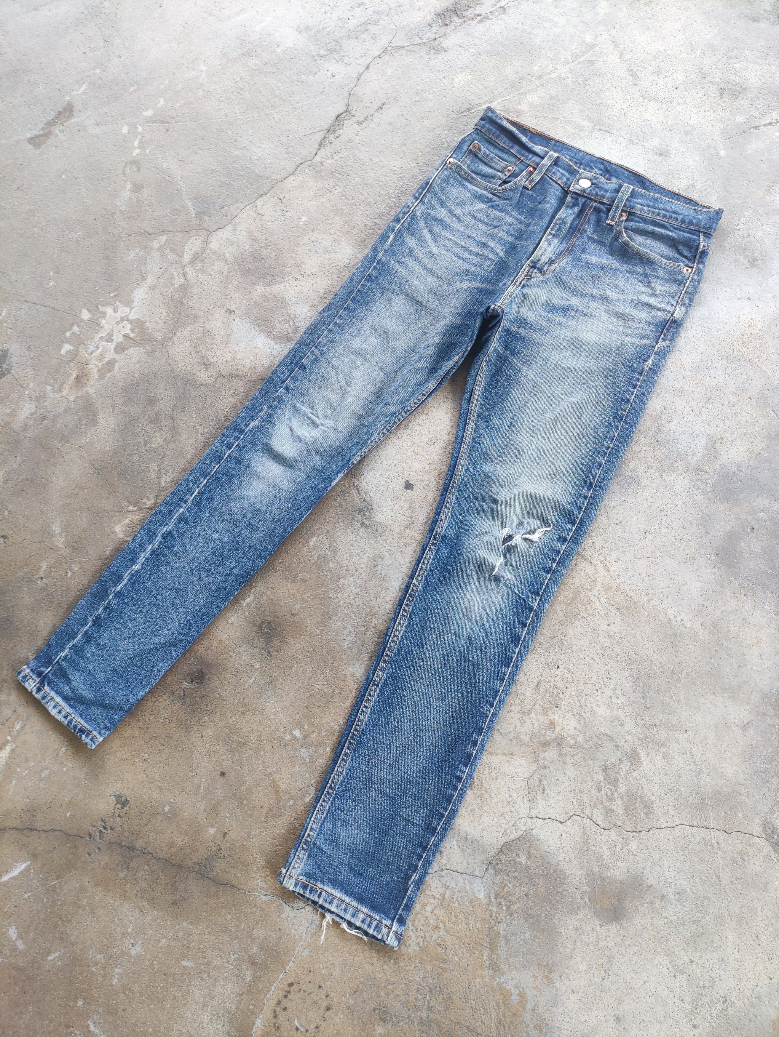 Levi's Vintage Levi's Brand Denim Distressed Faded Pants Size US 30 / EU 46 - 2 Thumbnail