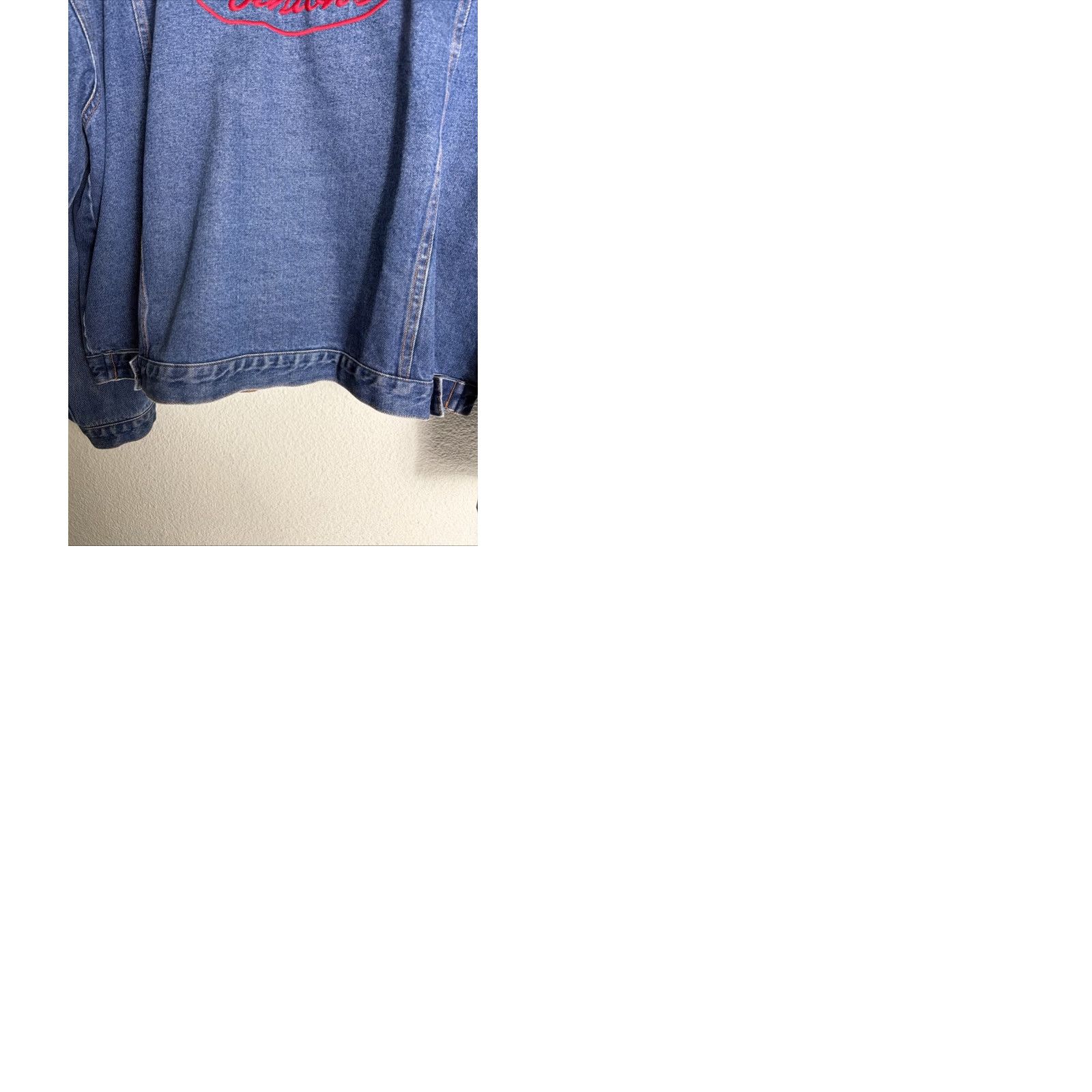 Denime VINTAGE Binion’s Las Vegas Denim Jacket Mens 2XL Bomber Blue Denim Gambling Hall Hotel Size US XXL / EU 58 / 5 - 11 Thumbnail