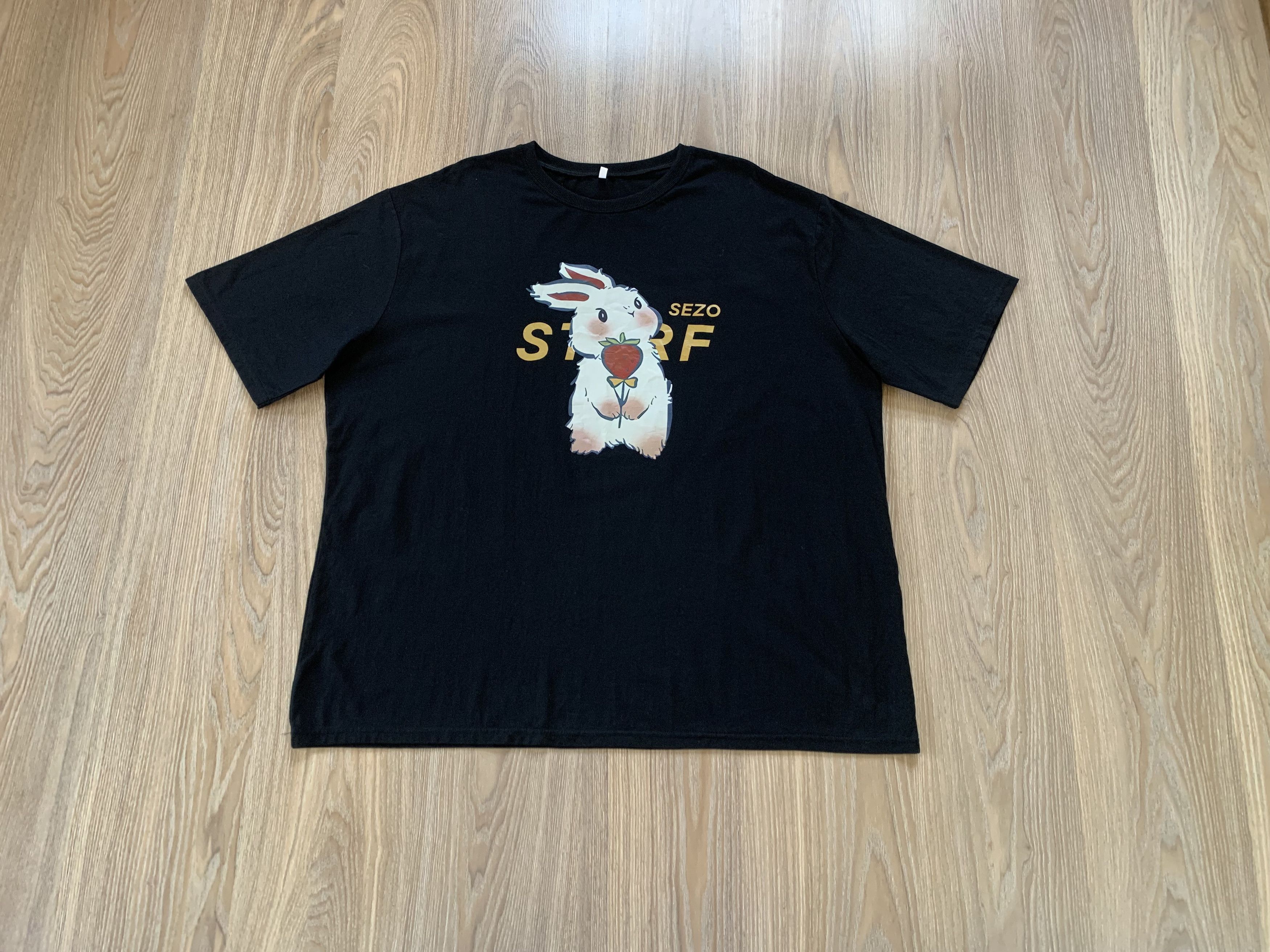Other Oversize Sezo Starf Bunny Printed T-Shirt Size US XXL / EU 58 / 5 - 1 Thumbnail