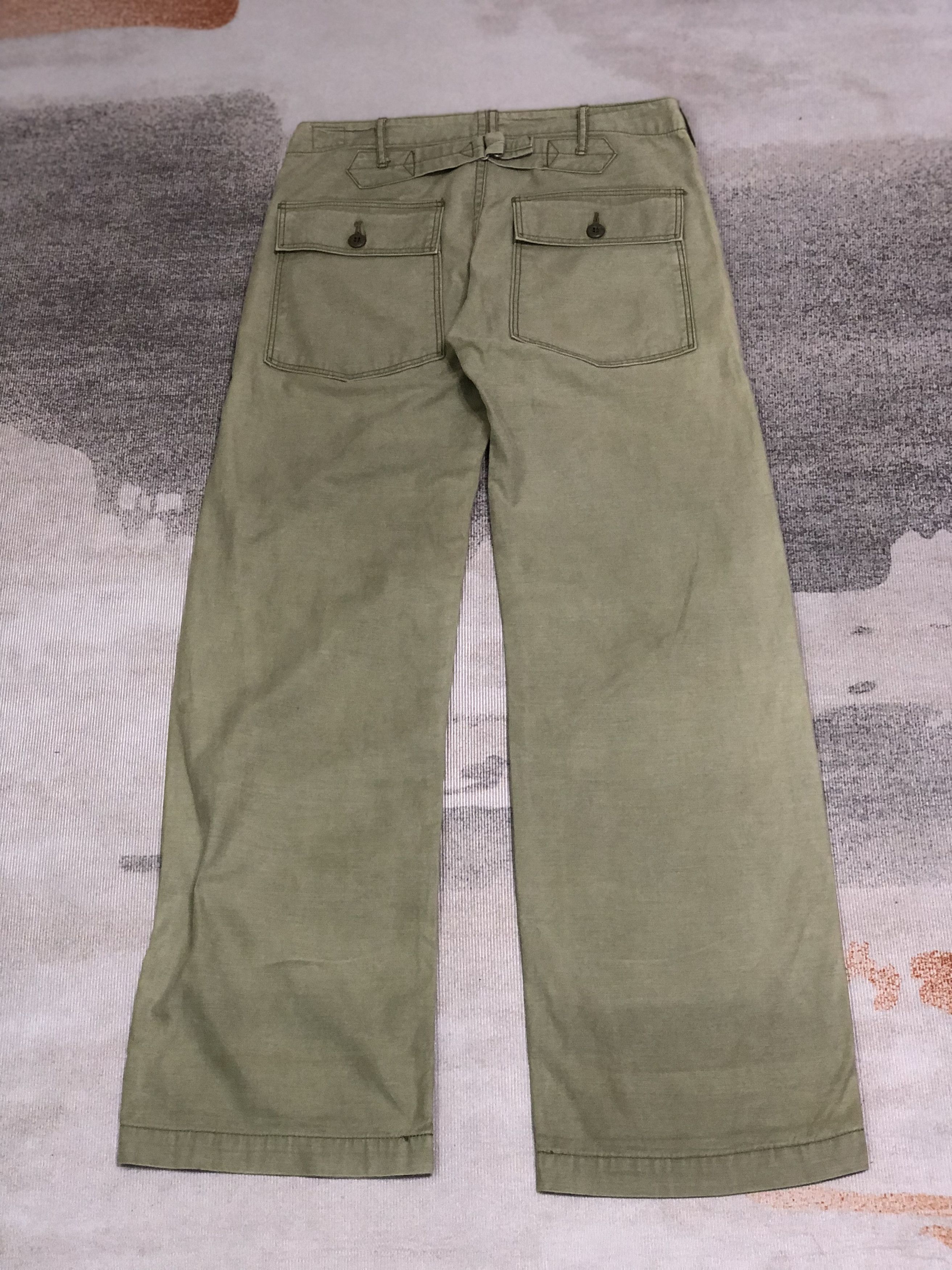 Orslow Orslow Fatigue Buckle Back Military Nice Faded Condition Size US 28 / EU 44 - 9 Thumbnail