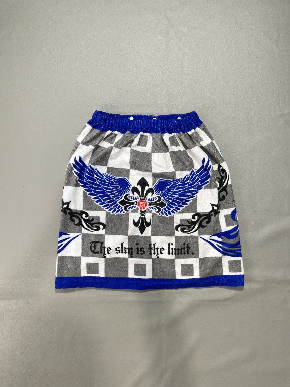 Japanese Brand × Vintage 2000s Japanese Tribal Poem Towels mini skirt Size ONE SIZE - 1 Thumbnail