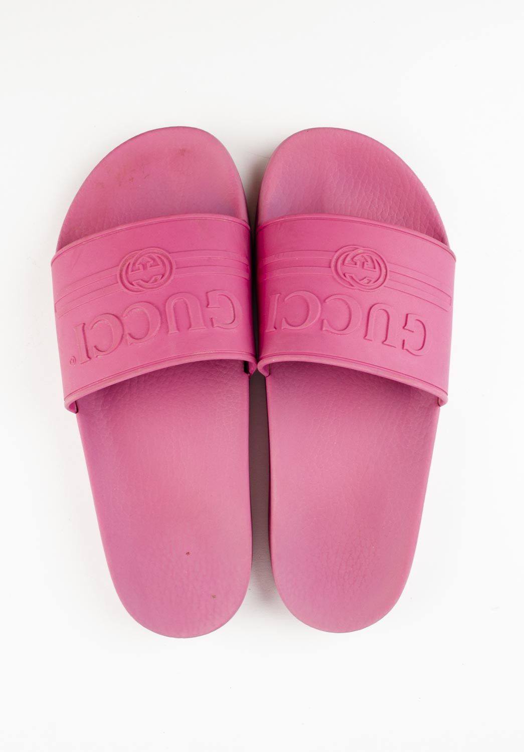 Gucci Gucci Men Slides Rubber Men Size USA8, EUR41/42, UK7, S831 Size US 8.5 / EU 41-42 - 3 Thumbnail