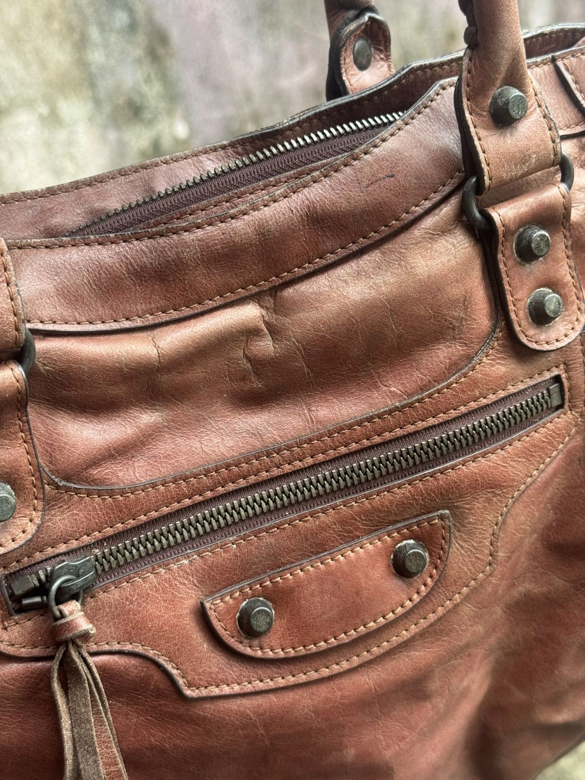Vintage Leather City Bags Size ONE SIZE - 6 Thumbnail