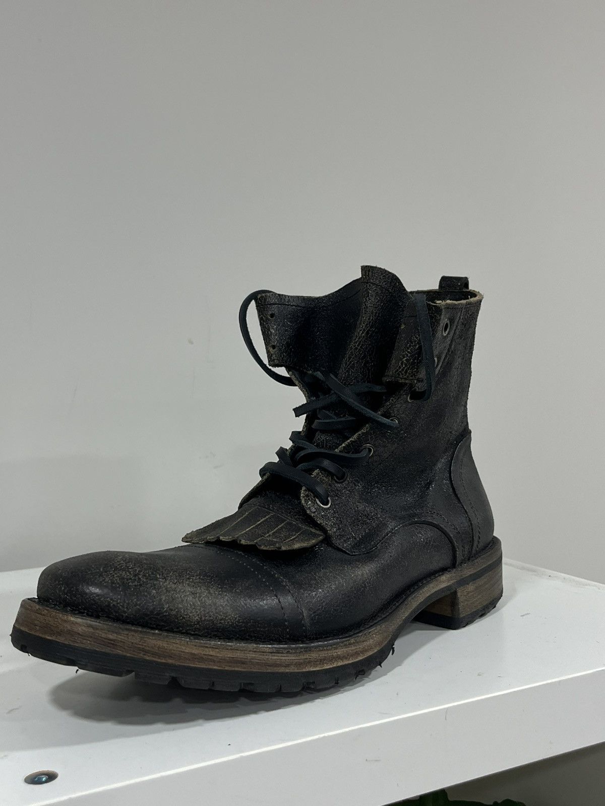 John Varvatos Tahoe Lugger Boot 10.5 Size US 10.5 / EU 43-44 - 13 Thumbnail