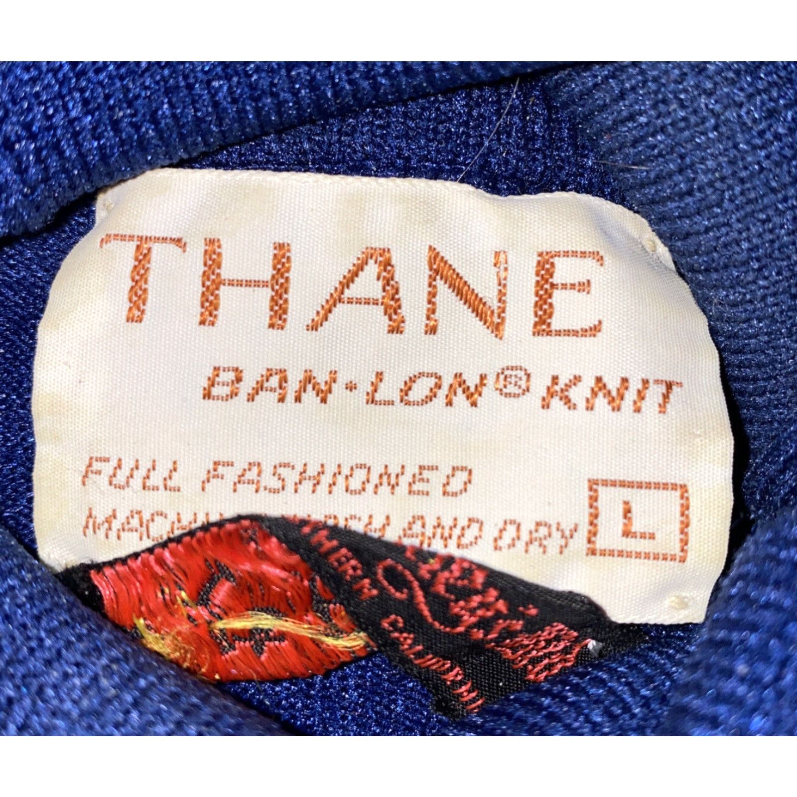 Vintage VINTAGE Thane Moc Neck Sweater Adult Large Blue Solid Mens Size US L / EU 52-54 / 3 - 5 Thumbnail