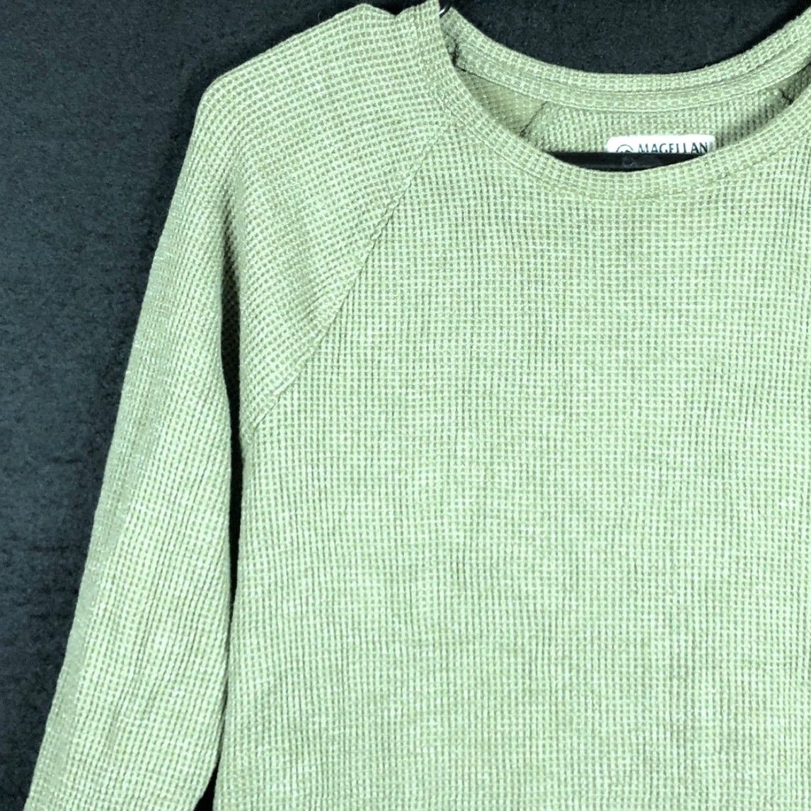 Vintage Magellan Outdoors Mens Shirt Green Classic Fit Waffle Knit Long Sleeve Stretch M Shirt Mens Green Classic Fit Waffle Knit Long Sleeve M Size US M / EU 48-50 / 2 - 4 Thumbnail